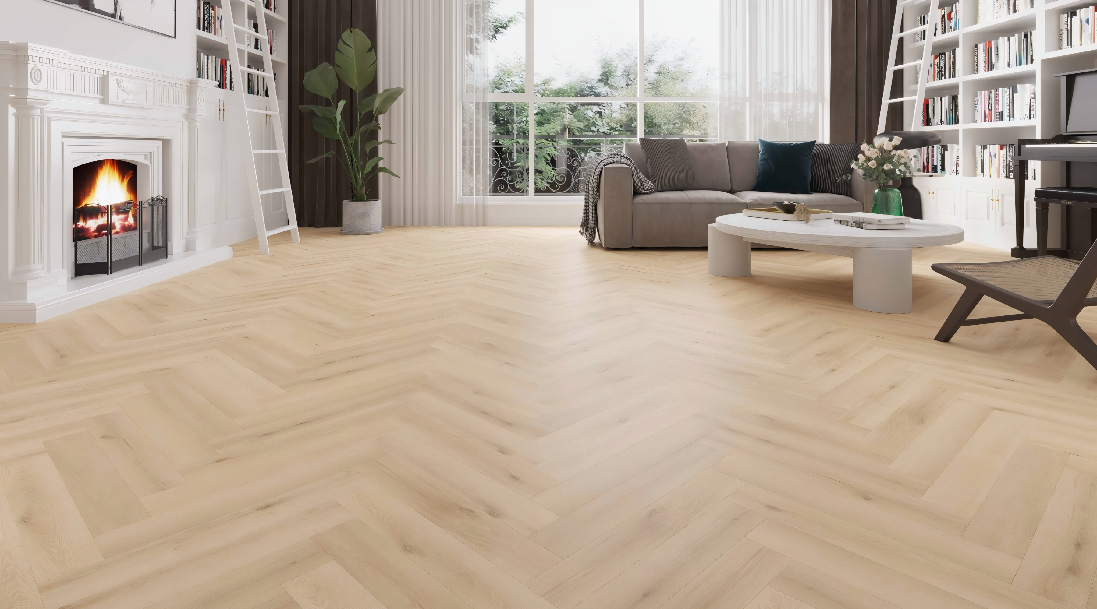 12mm Herringbone Era Oak AC5