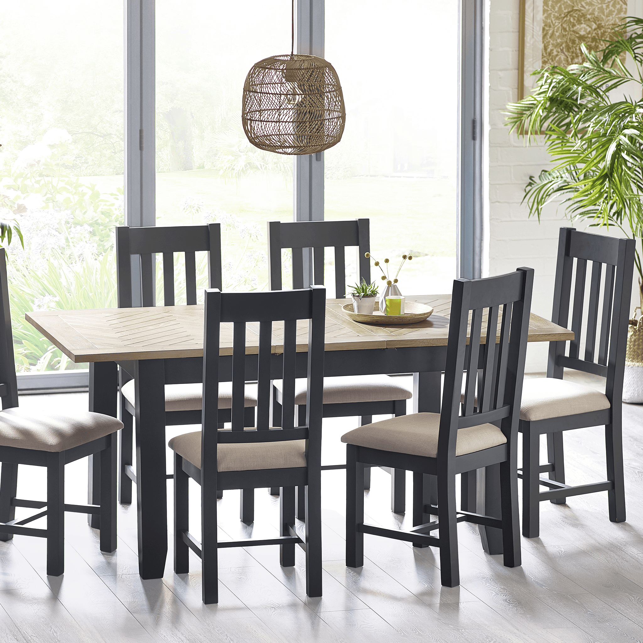 Lyon Dining Chair Dark Grey