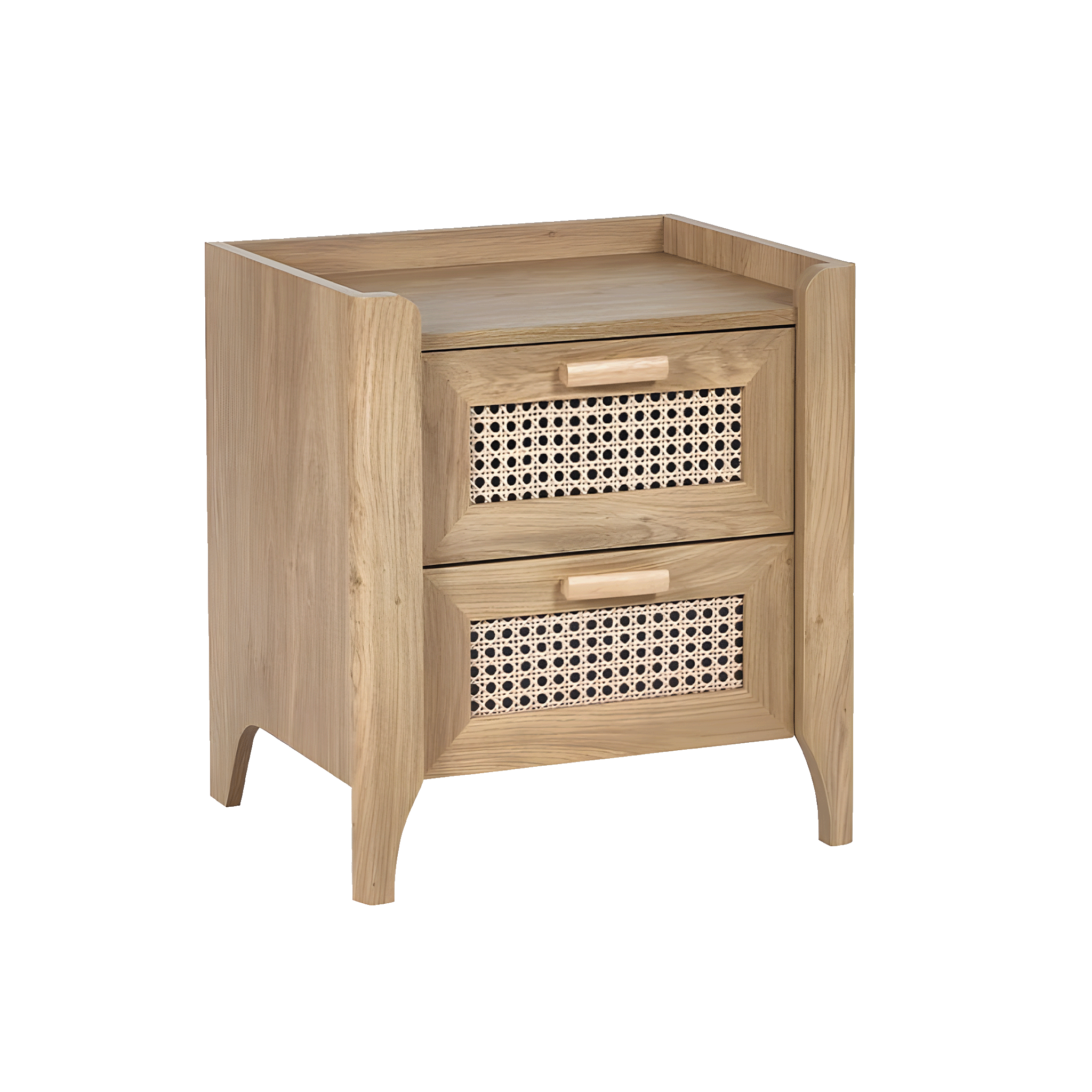 Brisbane 2 Drawer Bedside
