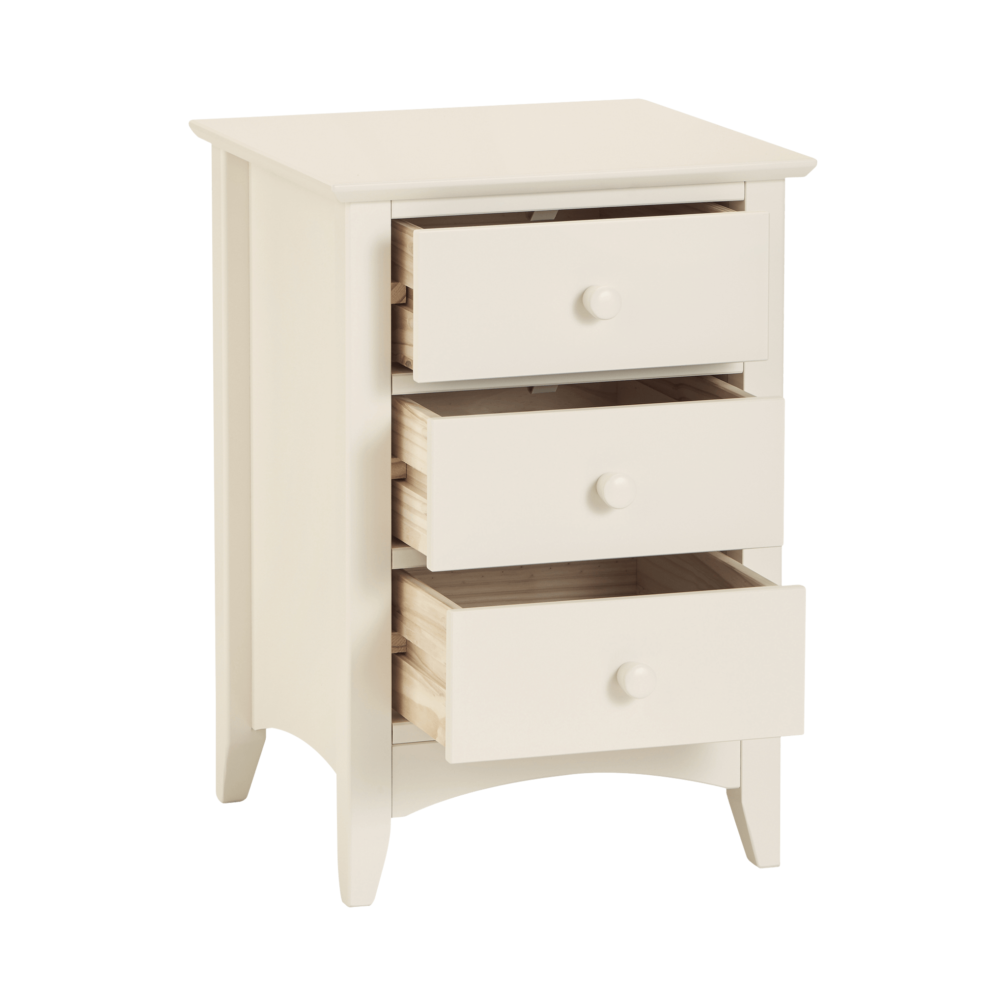 Carmel 3 Drawer Bedside