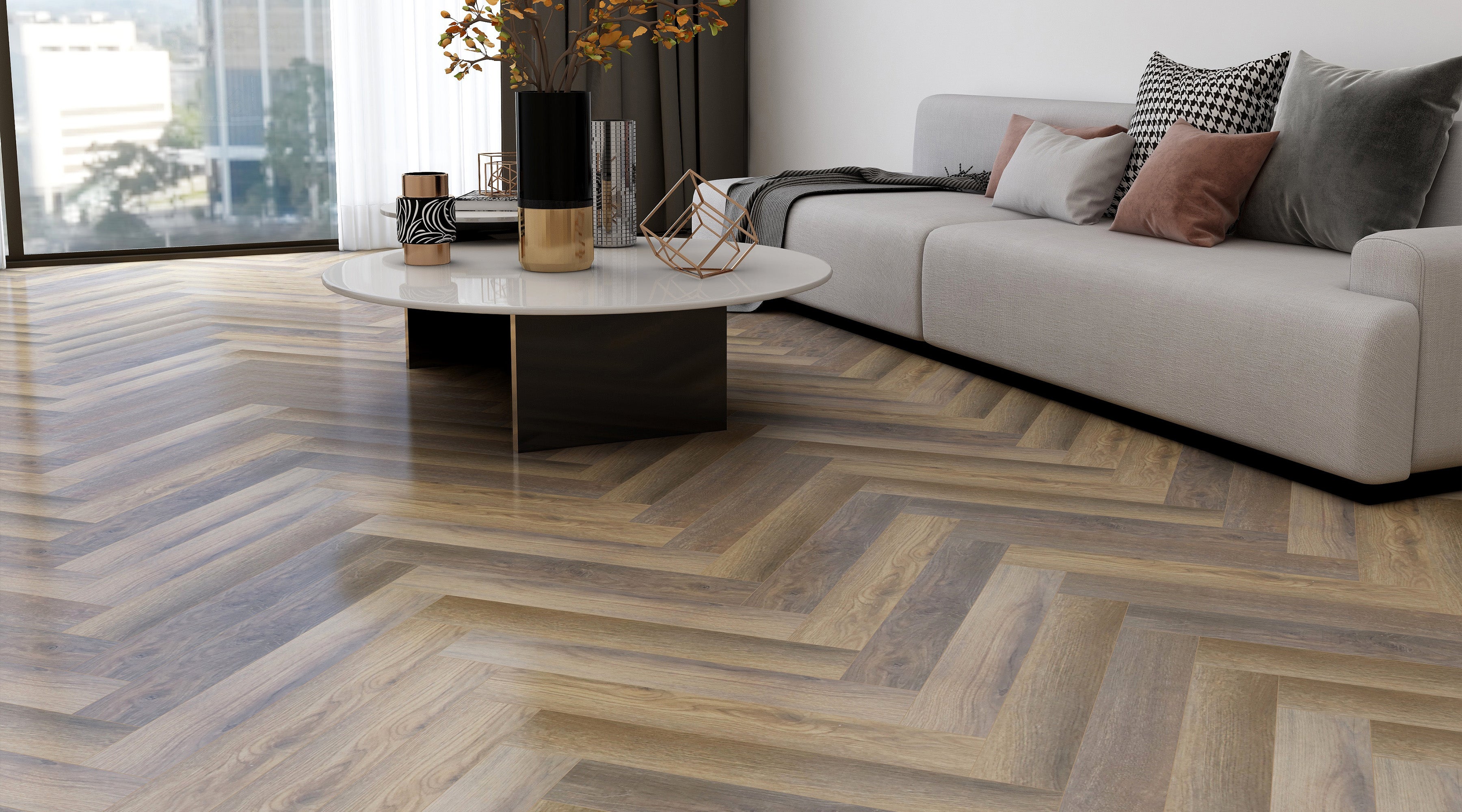 Herringbone Oak 12mm