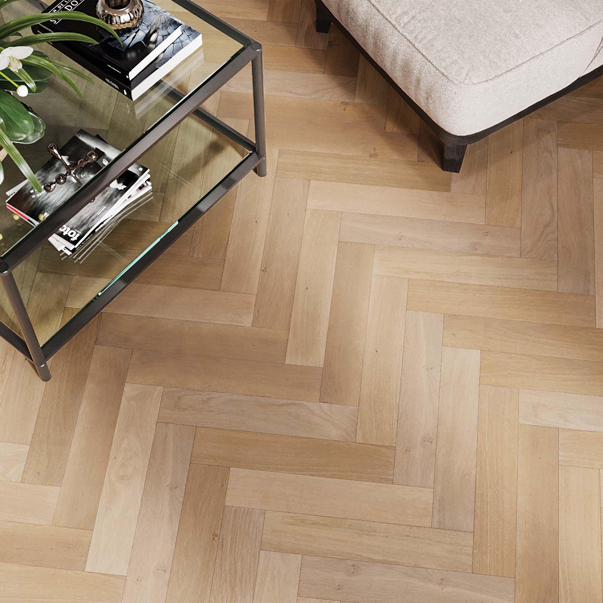 Soho Herringbone Oak 369 gallery image