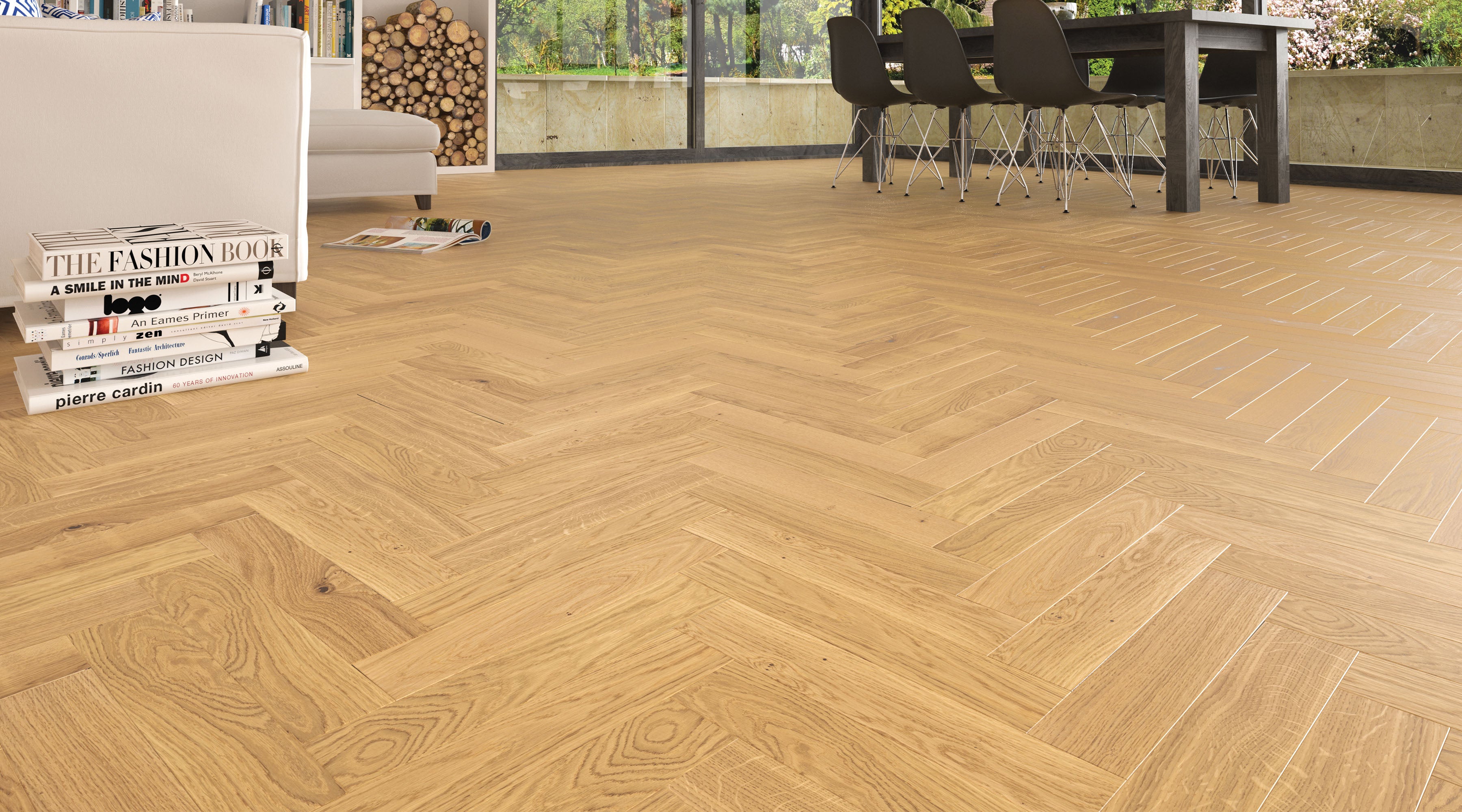 Soho Herringbone Oak 372