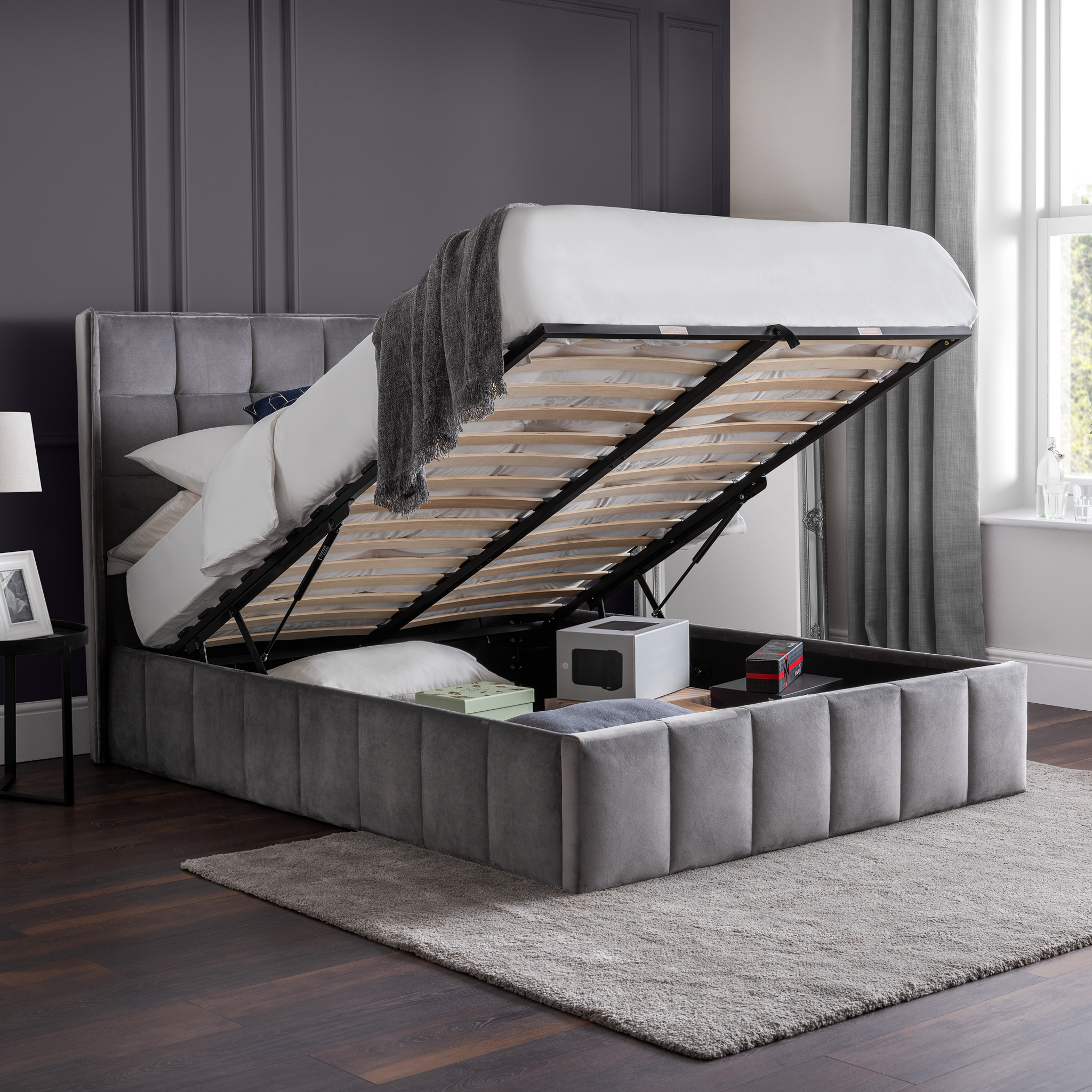 Arlington Ottoman Storage Bedframe