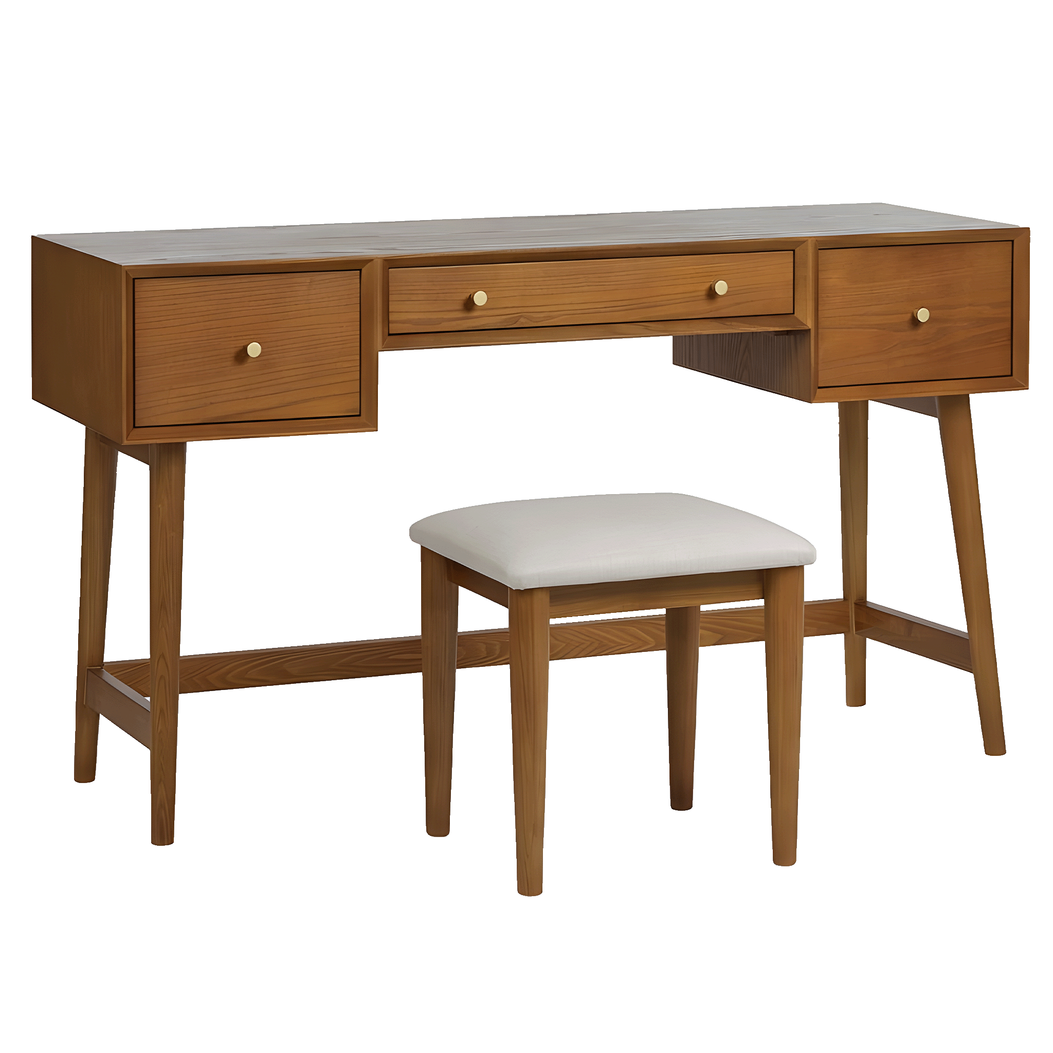 Lewis Dressing Table & Stool Set