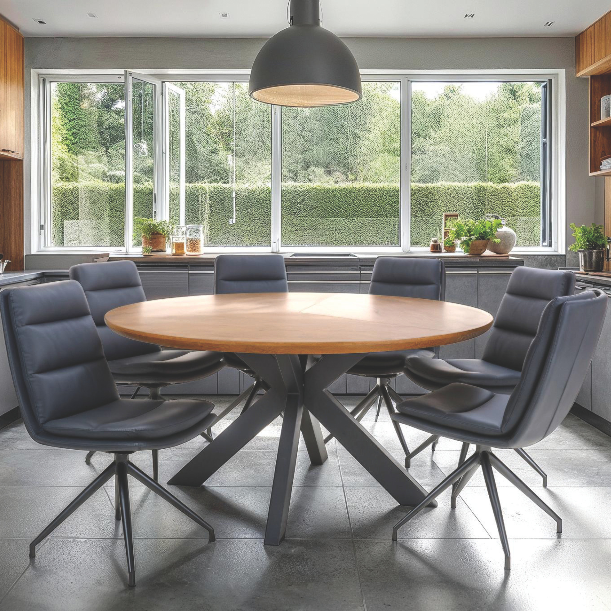 Roxbury Extending Round Table