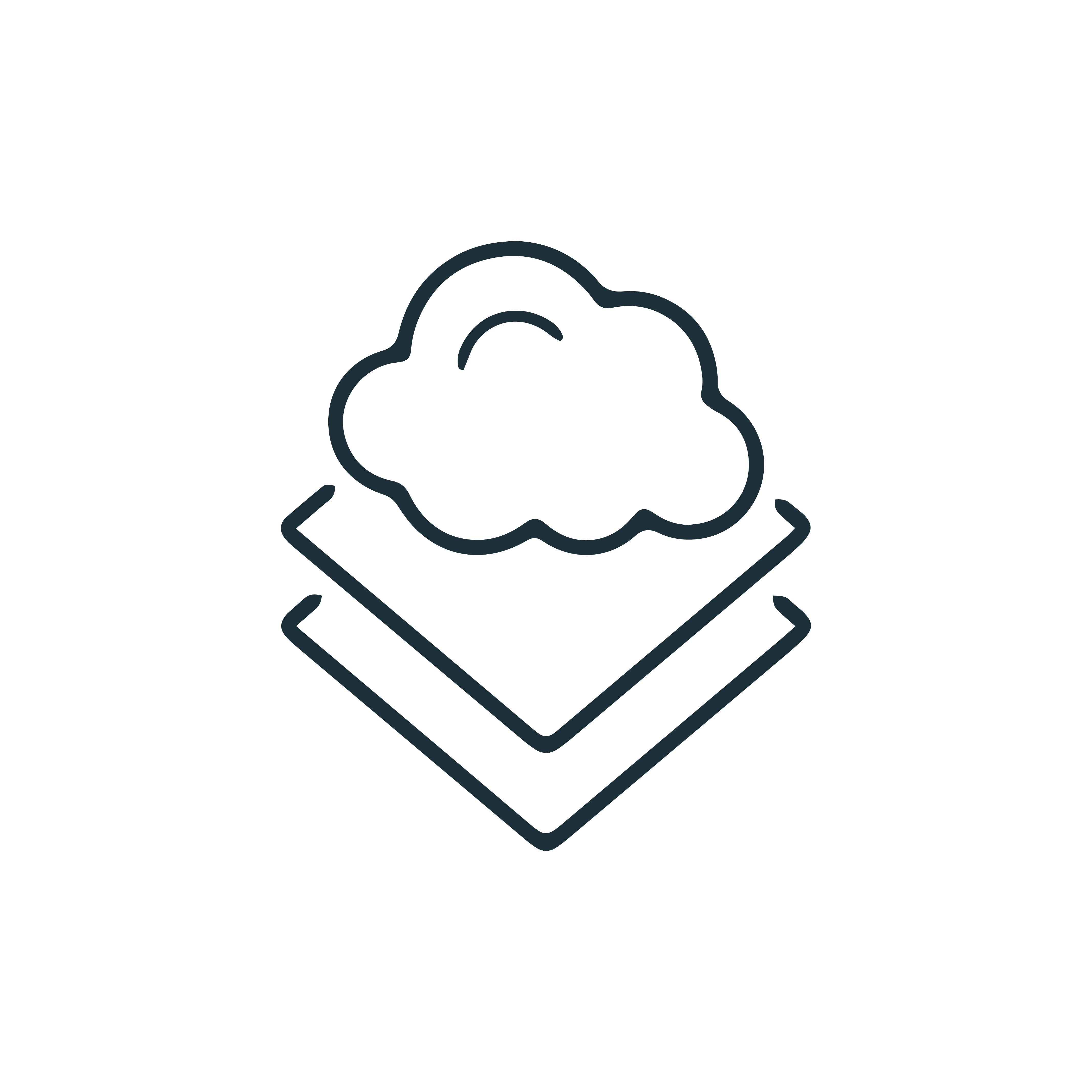 Soft touch with zero fibre loss icon