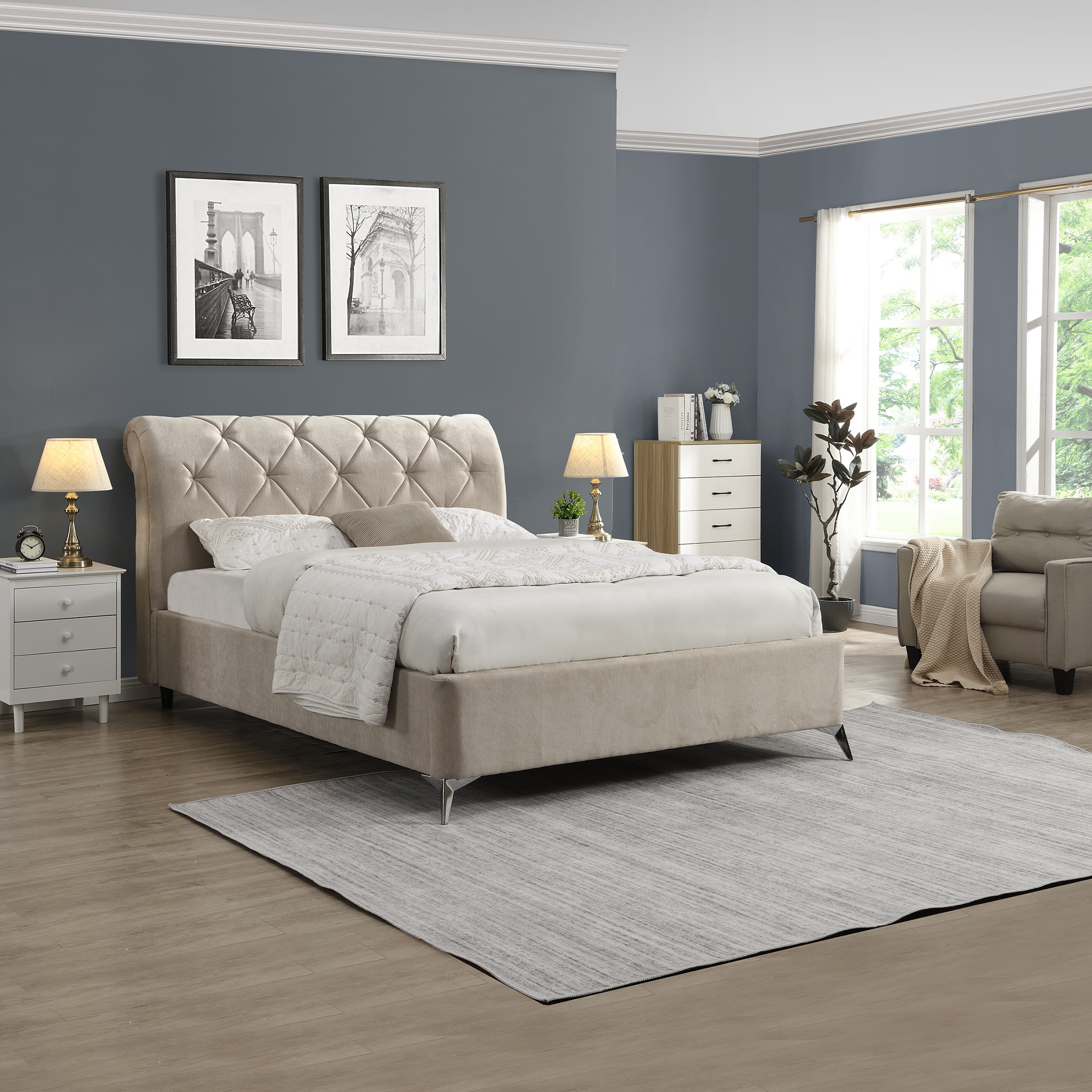 Daphne Ottoman Storage Bedframe