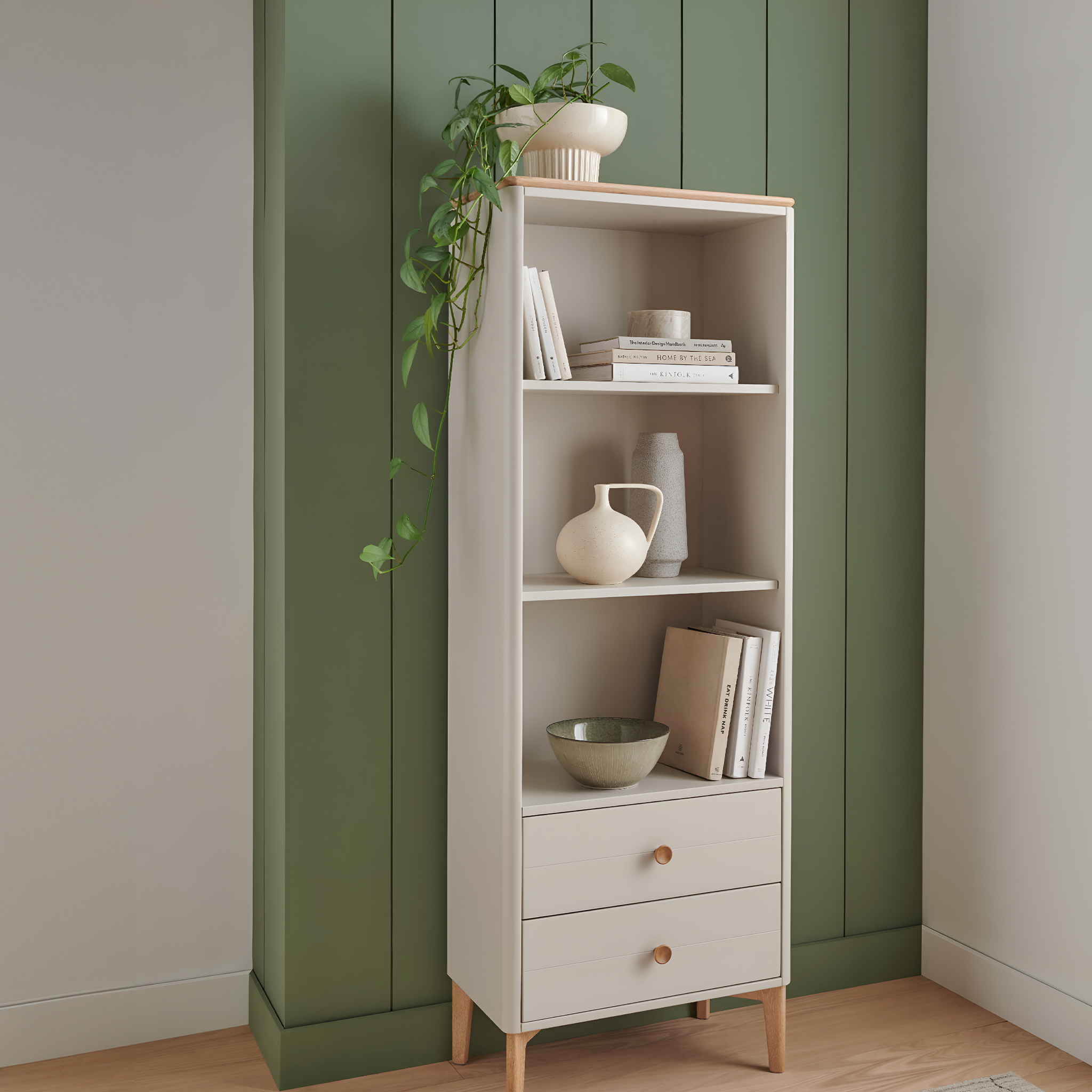 Wycombe Open Storage Unit Taupe