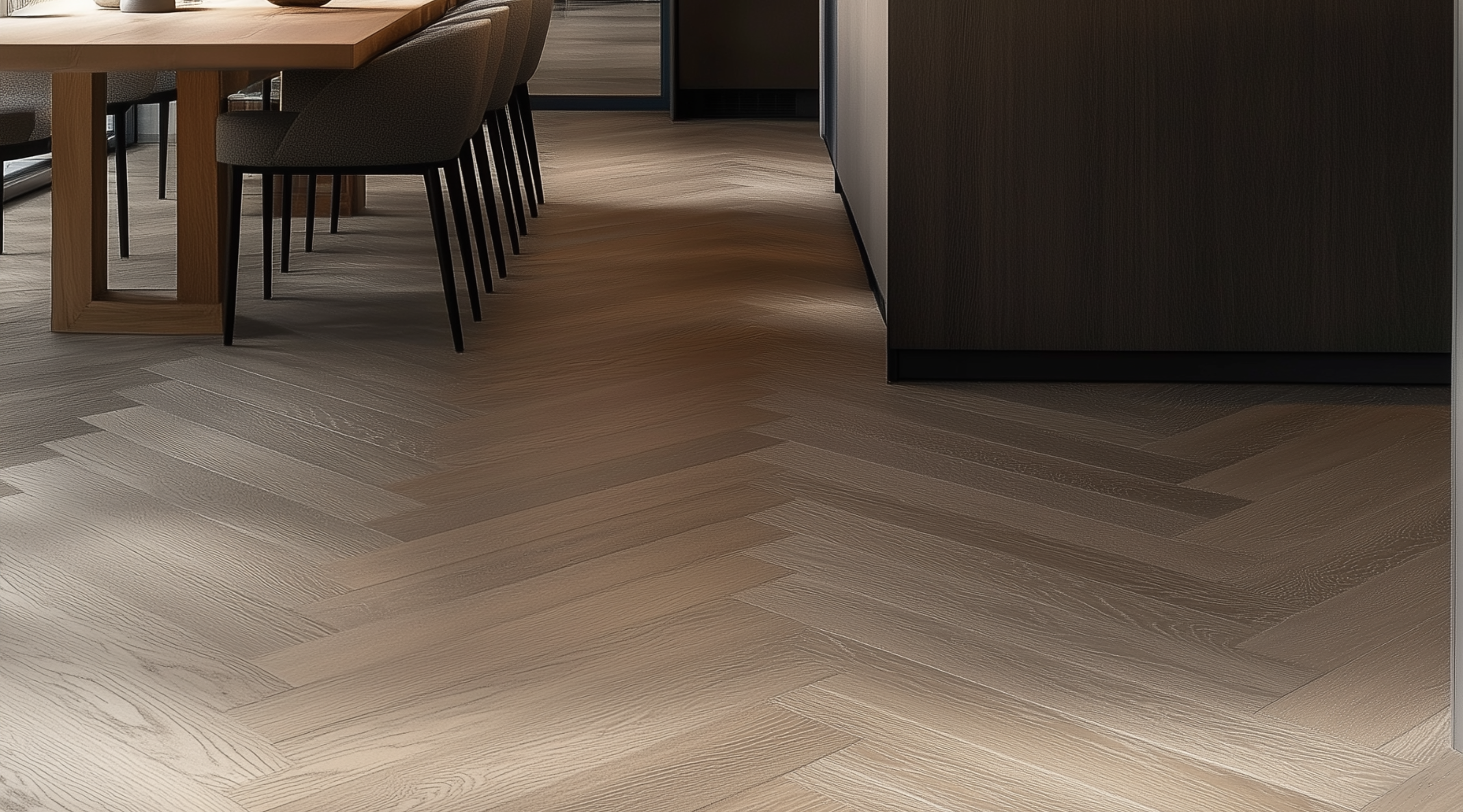 12mm Herringbone Chate Oak AC5