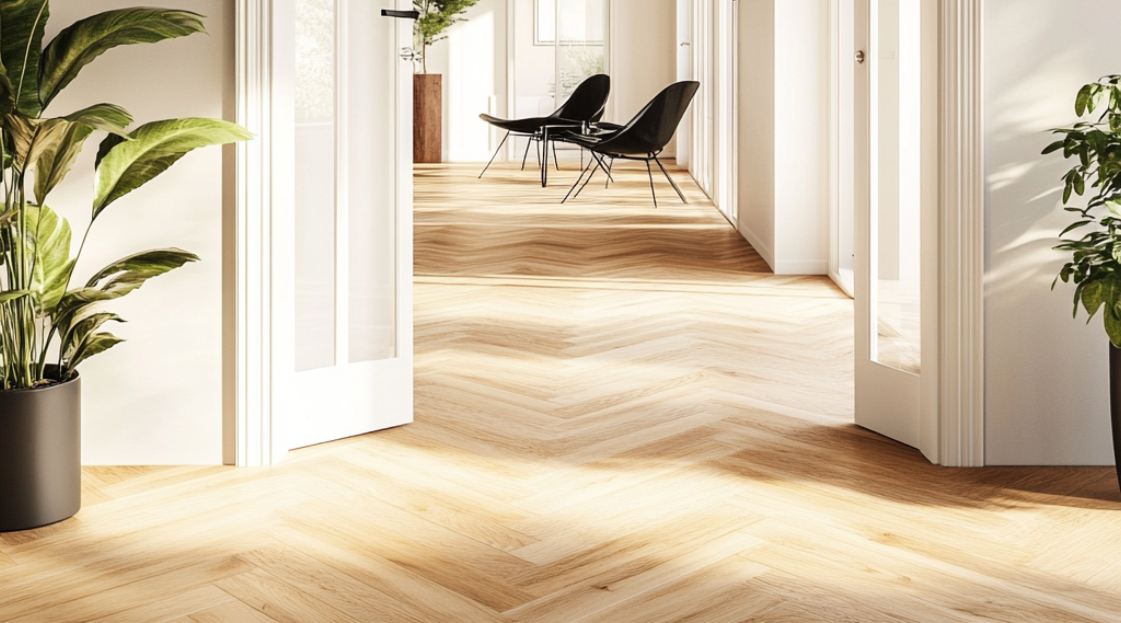 12mm Herringbone Field Oak AC5