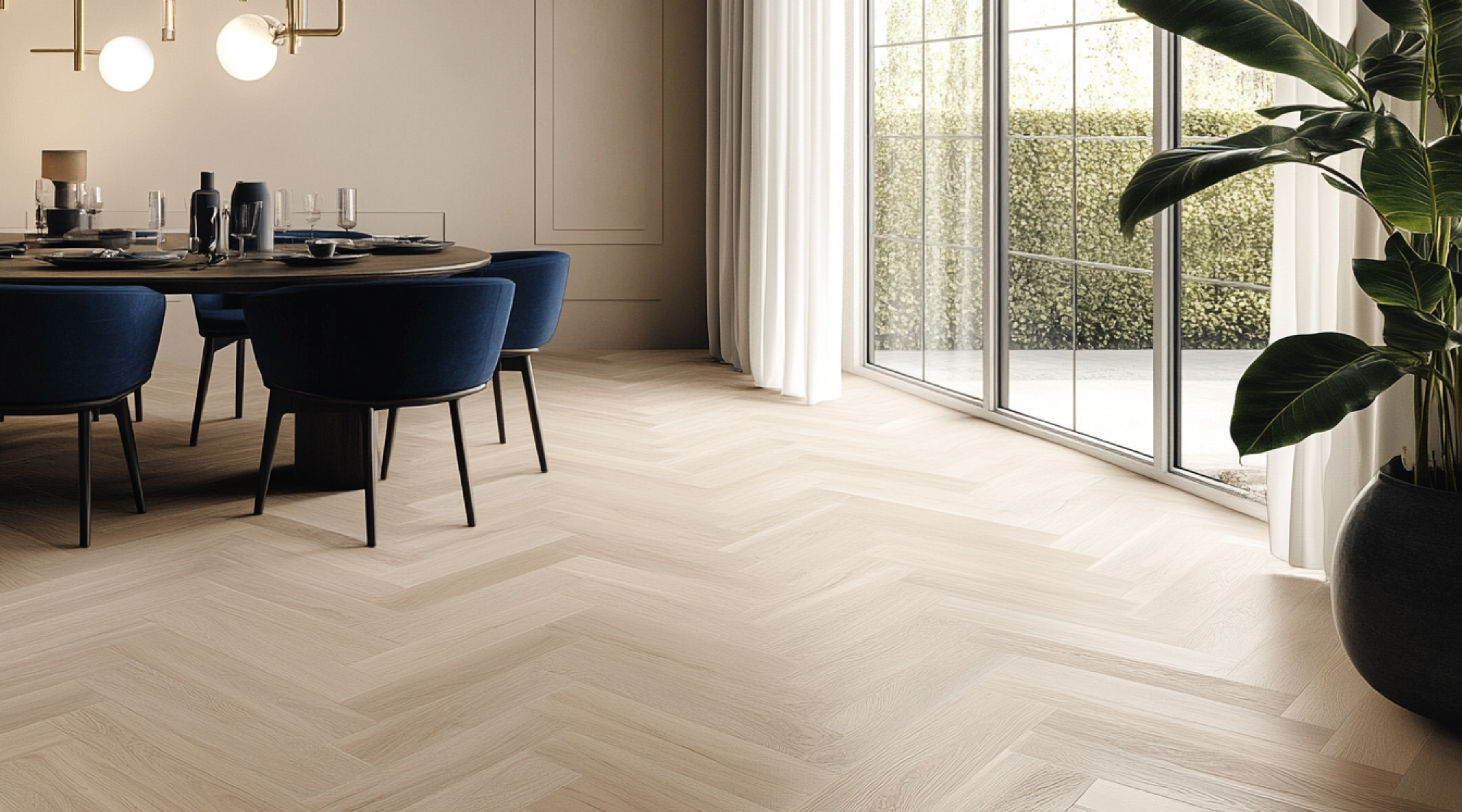 12mm Herringbone Sand Oak AC5