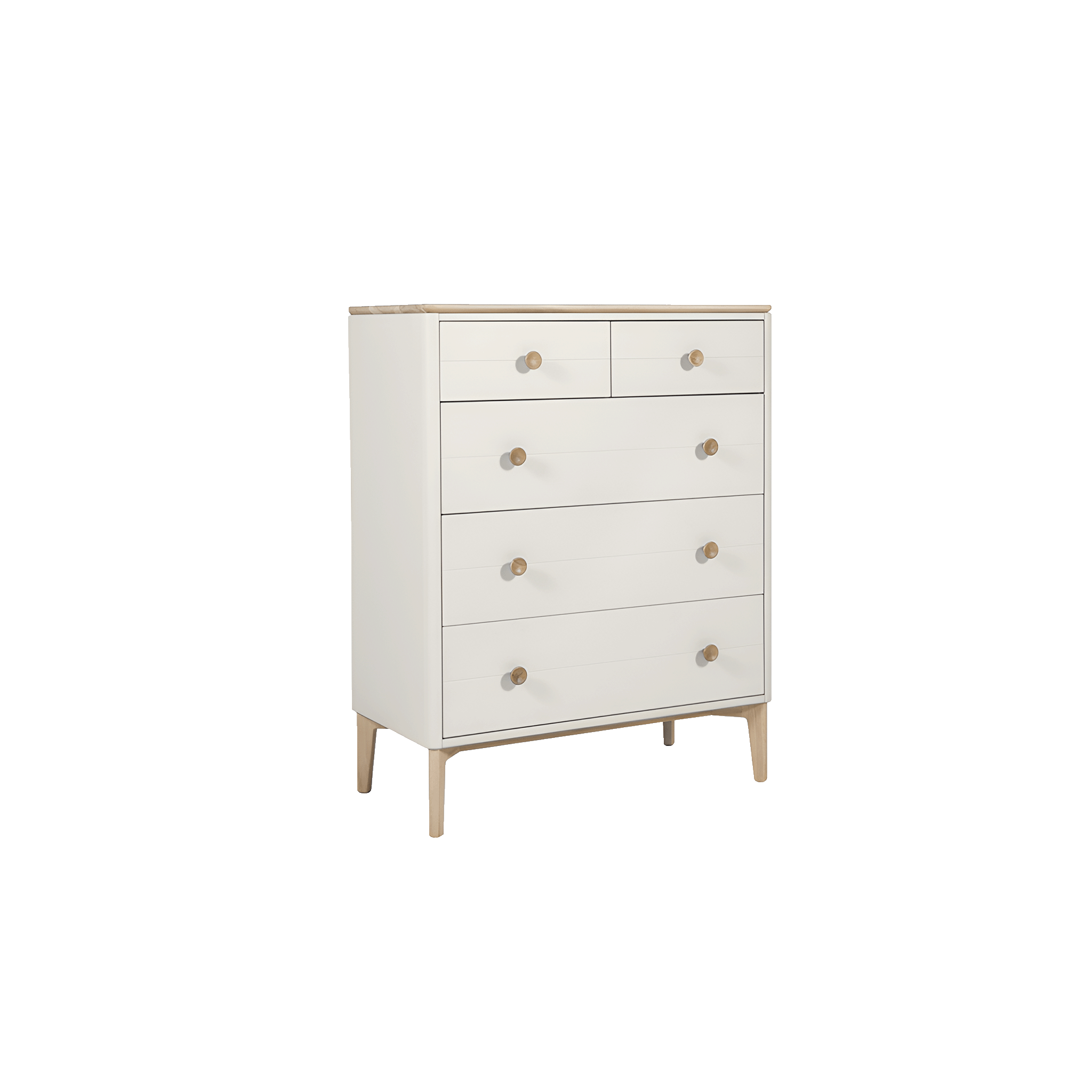 Wycombe 5 Drawer Chest of Drawers Natural