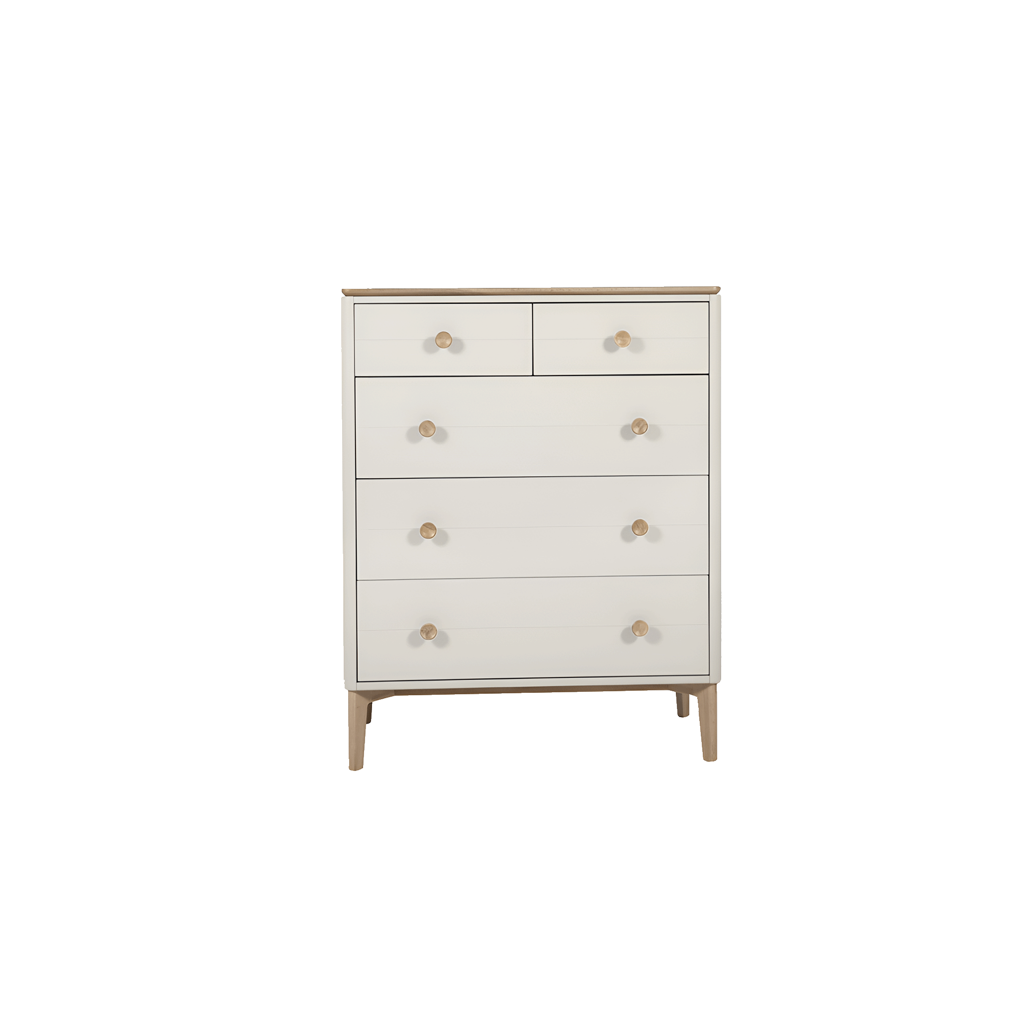 Wycombe 5 Drawer Chest of Drawers Natural