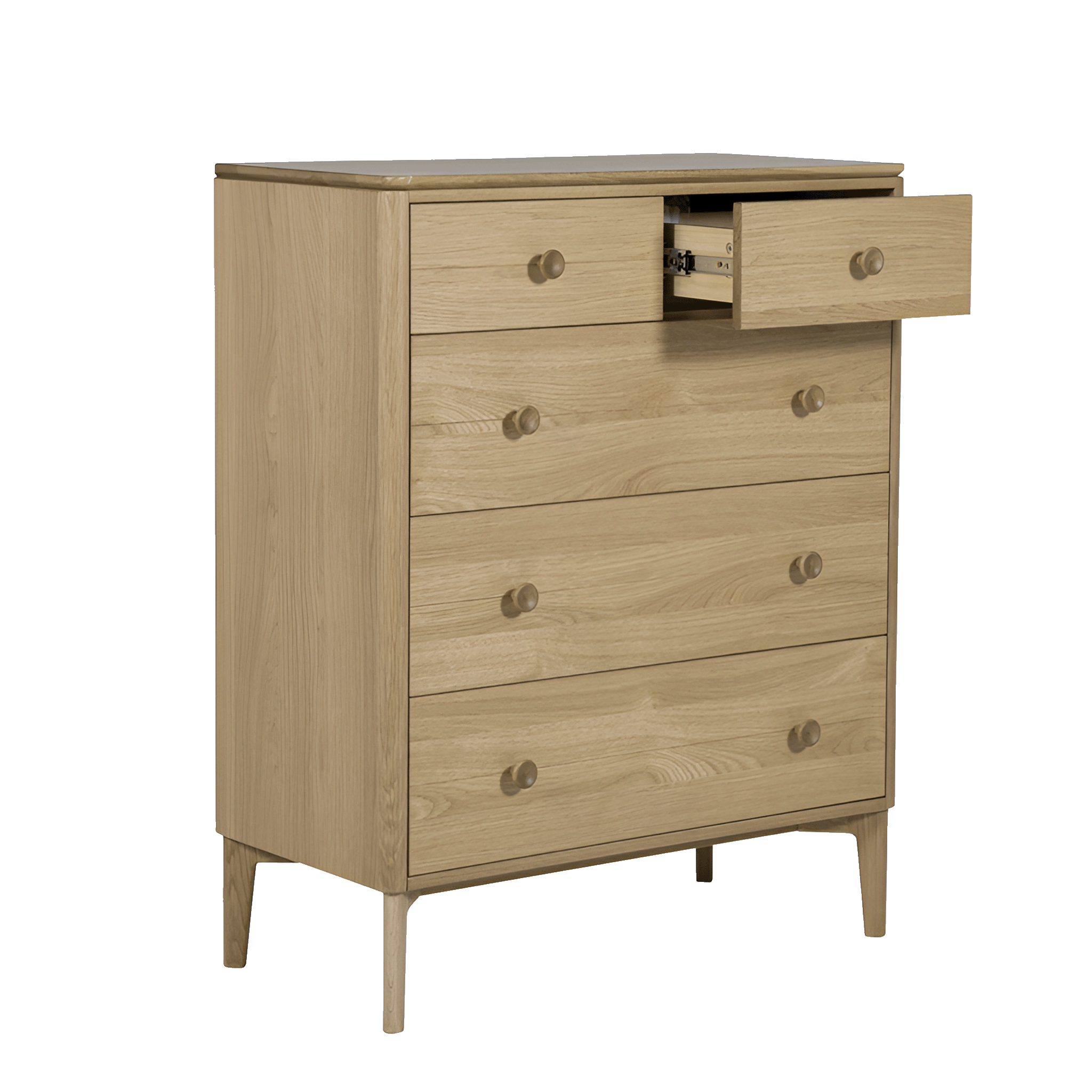 Barnet 5 Drawer Chest of Drawers Natural