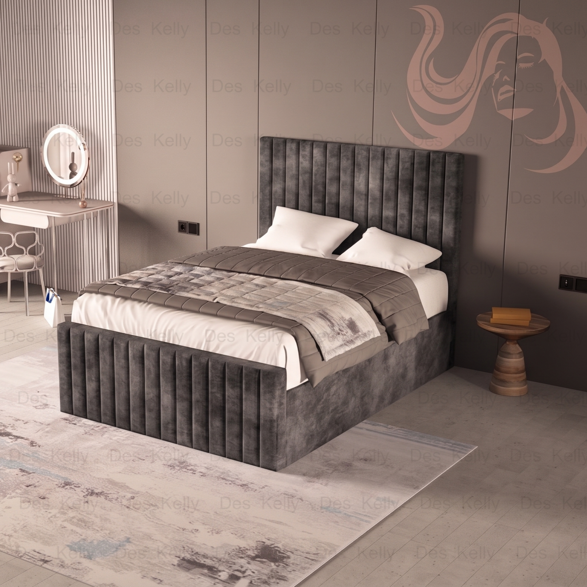 Saloma Ottoman Bedframe