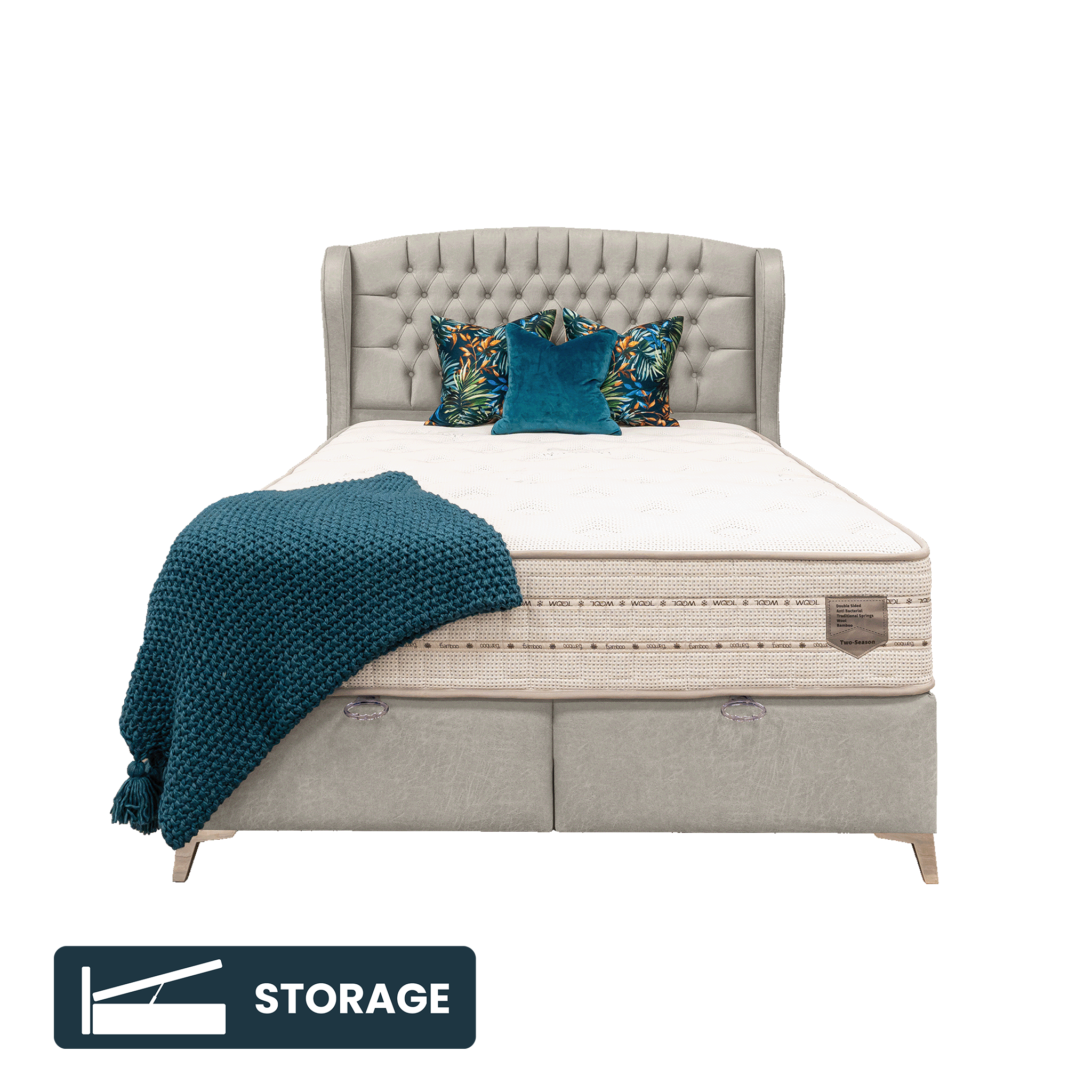 Athos Ottoman Storage Bedframe