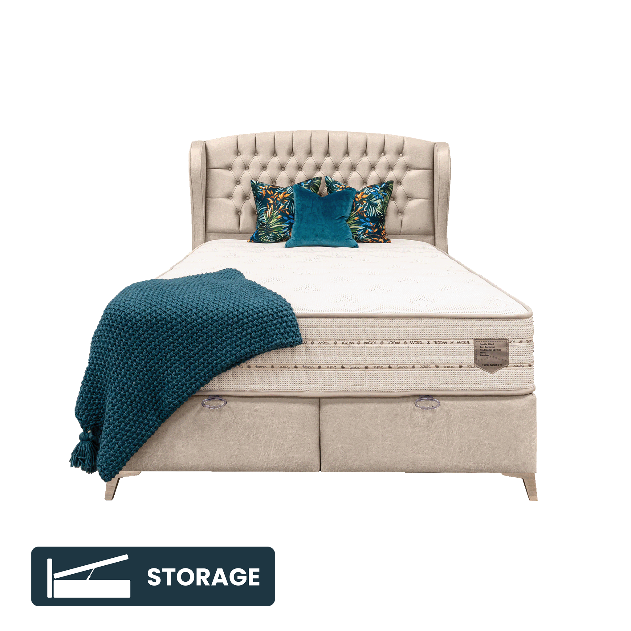 Athos Ottoman Storage Bedframe