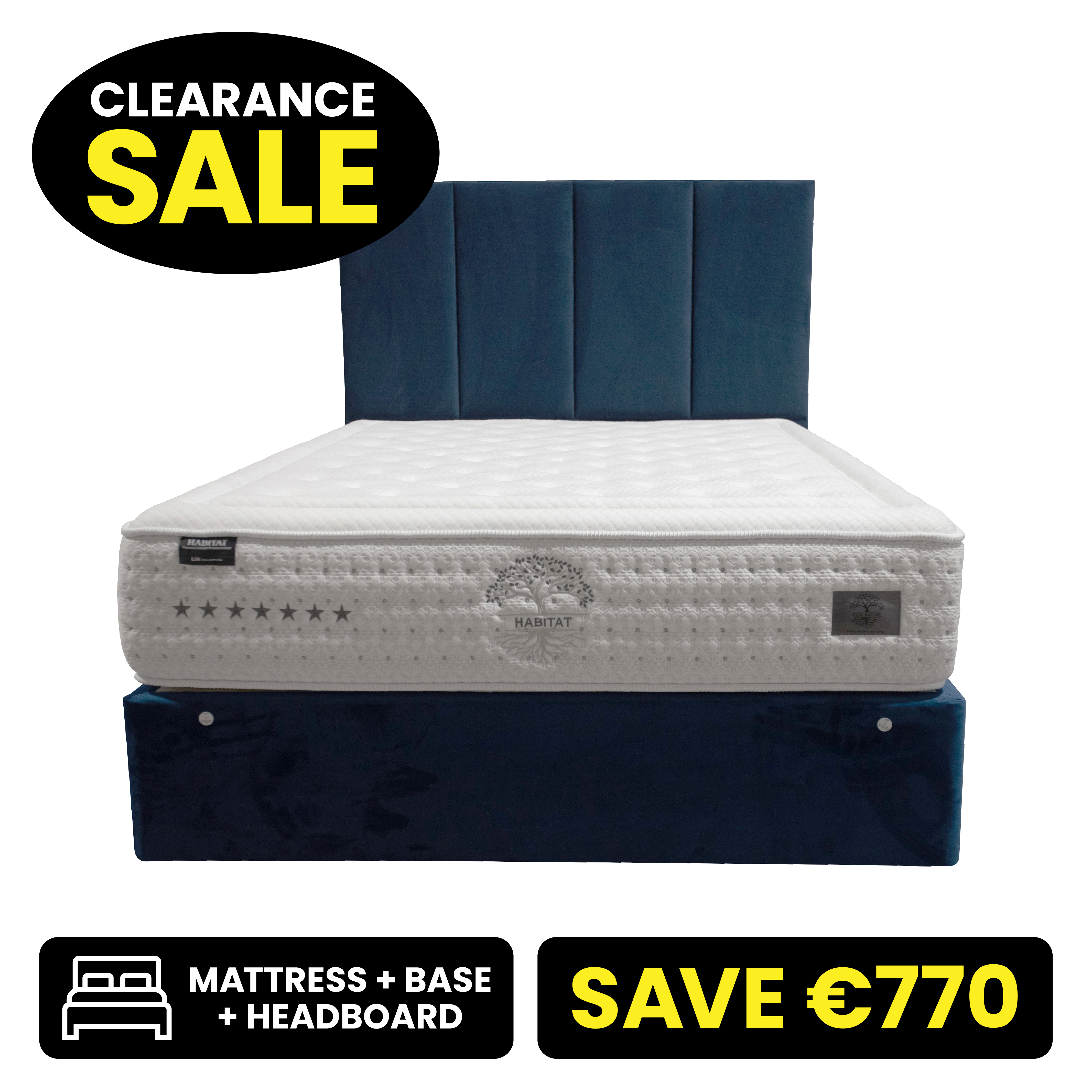 Pacific 5ft King Size Bed Set