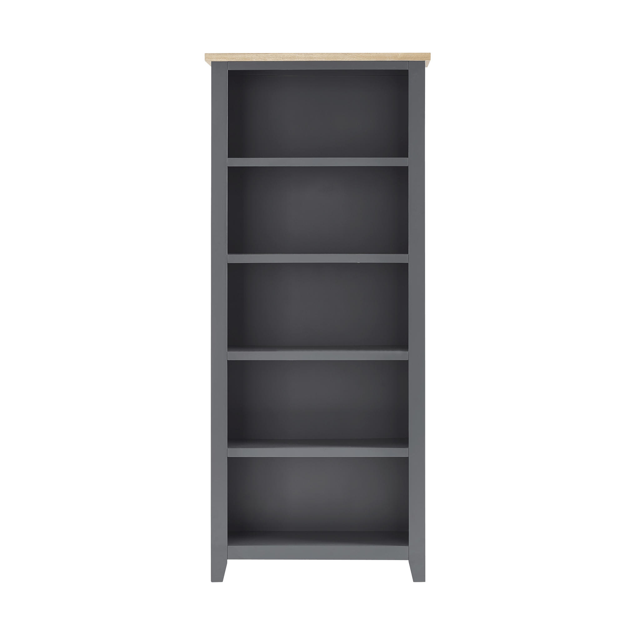 Lyon Tall Bookcase Dark Grey