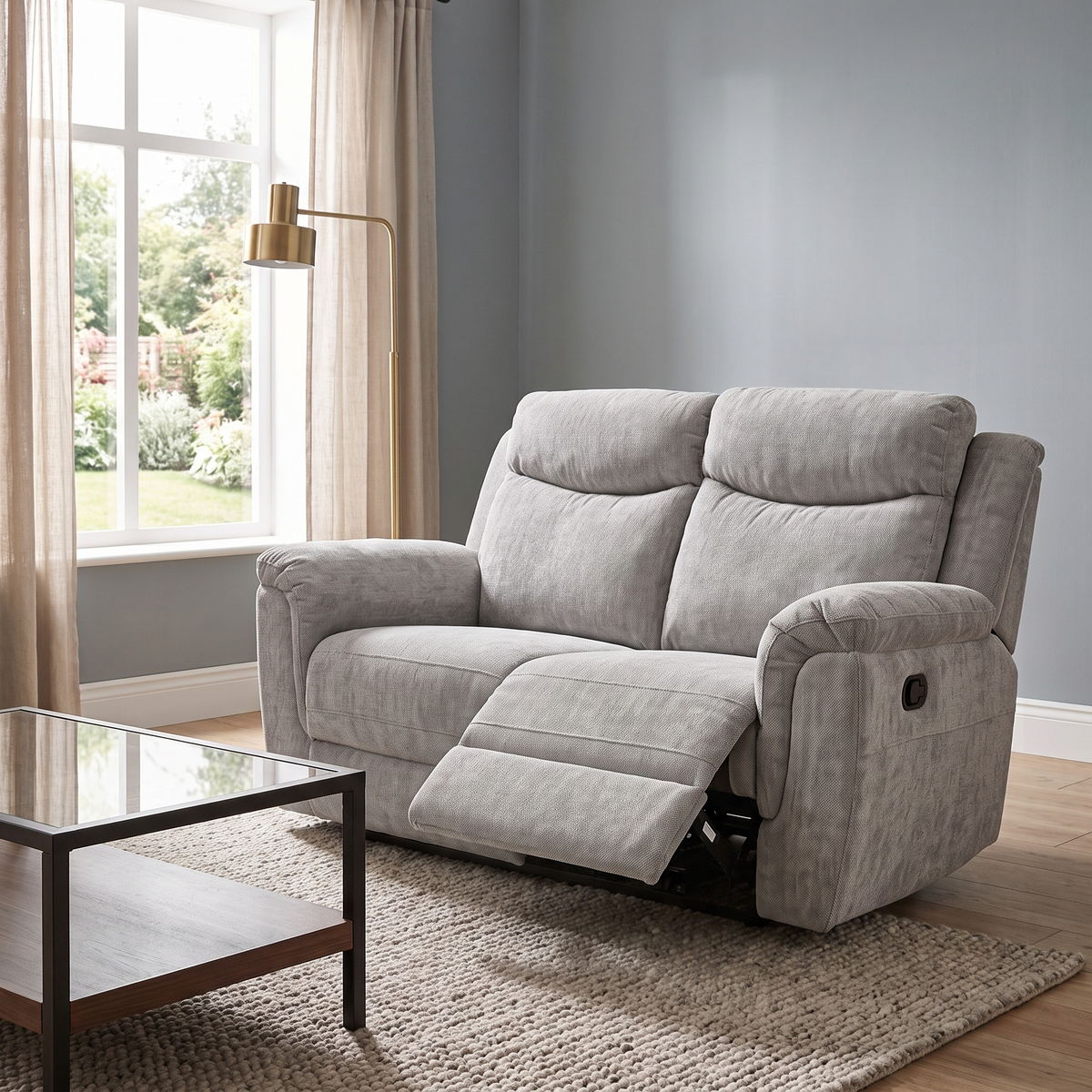 Bailey Fabric Electric 2 Seater Recliner