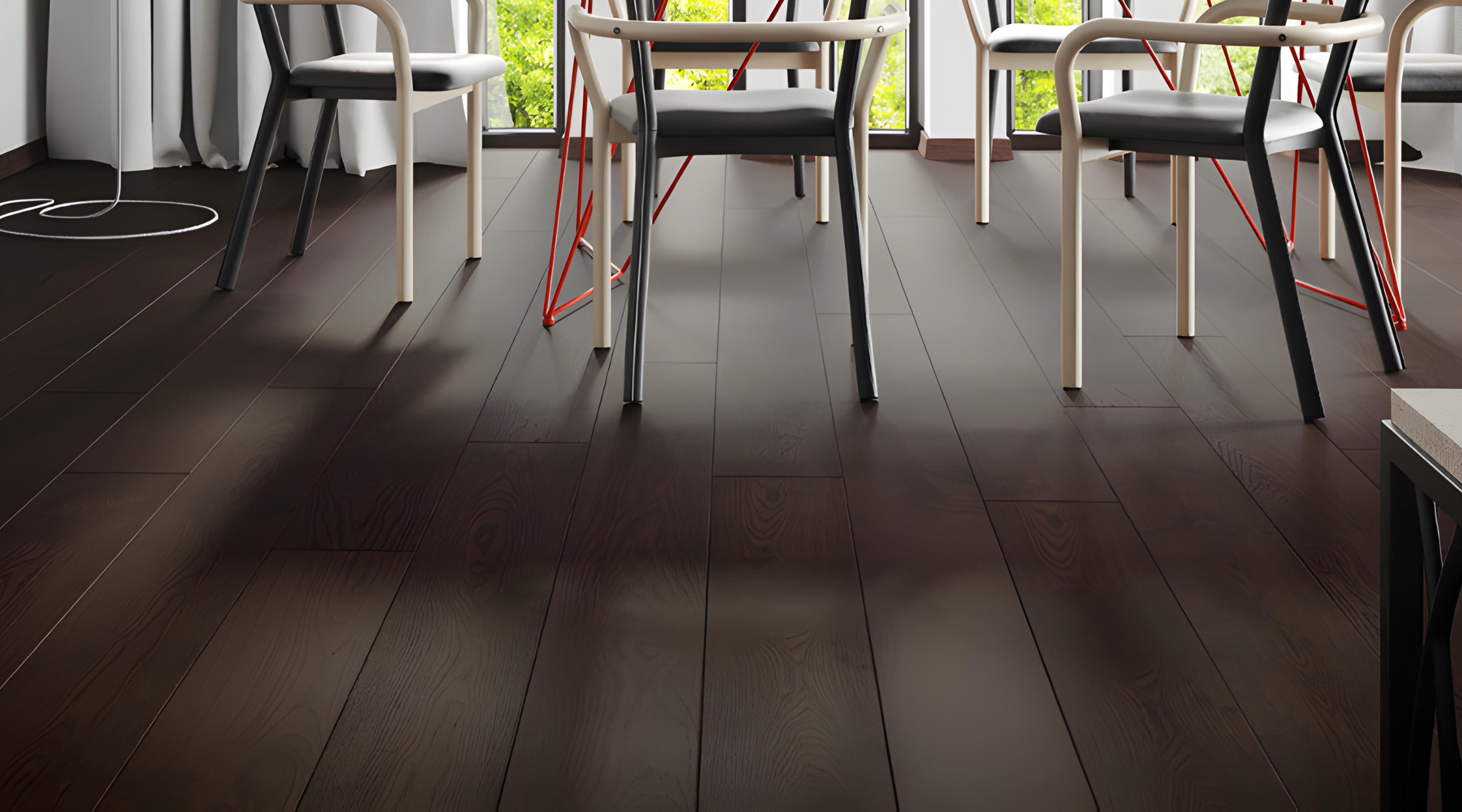 Barista Oak Cortado Brushed Matt Lacquered Engineered Flooring gallery image