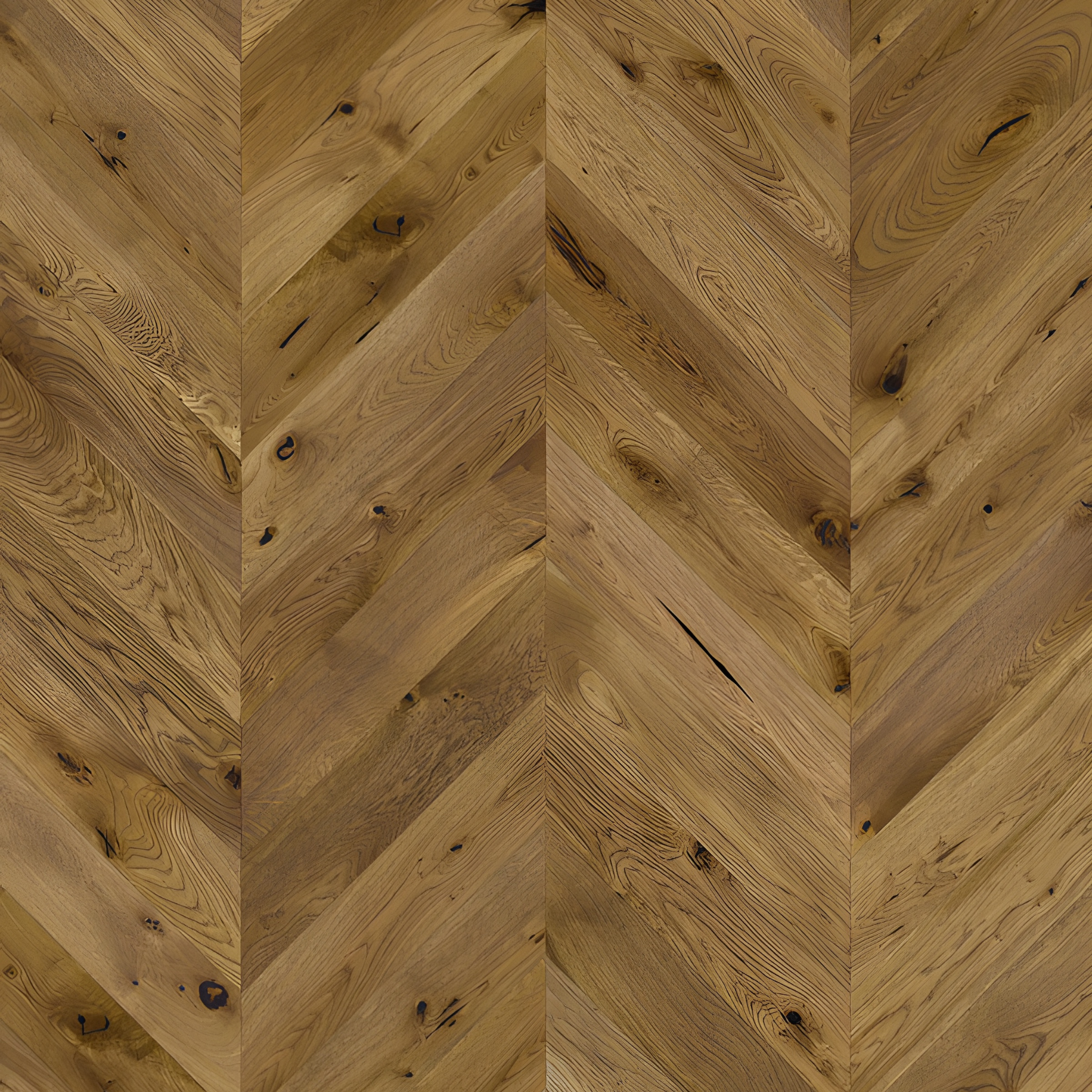 Barista Oak Mainland/Arabica Chevron Brushed Matt Lacquered Engineered Flooring