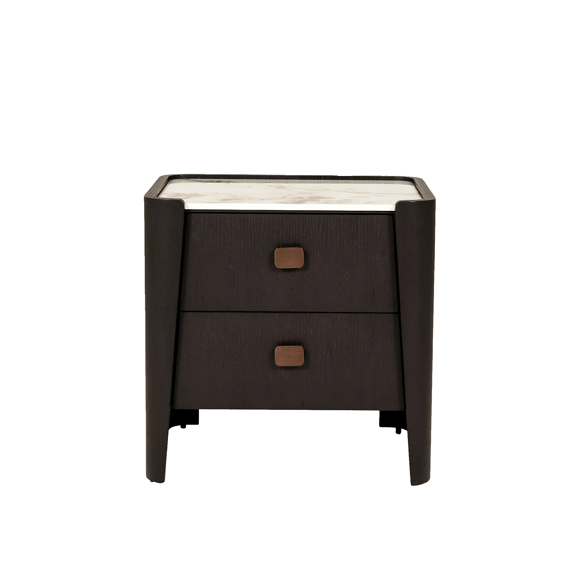 Cassandra 2 Drawer Bedside Table