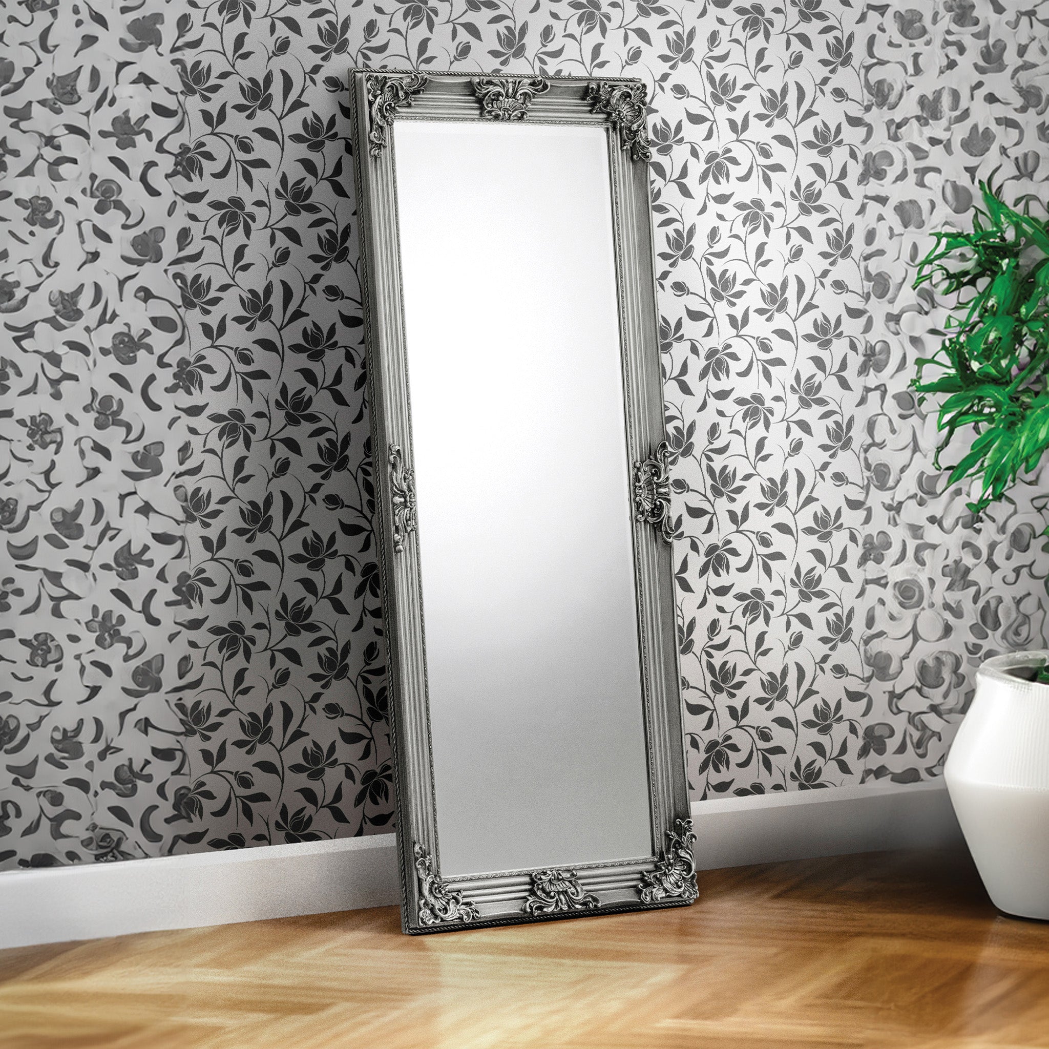 Bloomfield Pewter Lean-to Dress Mirror