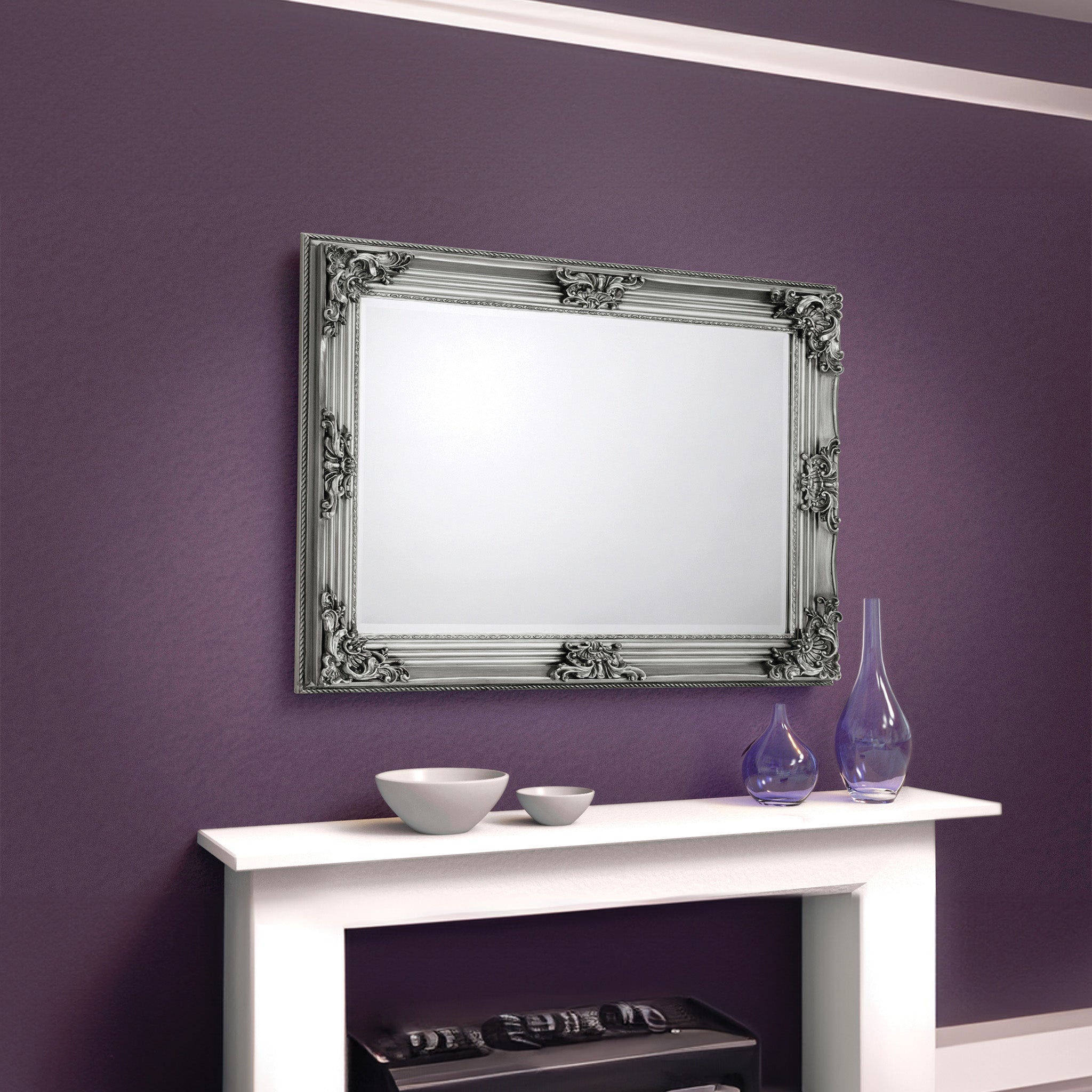 Bloomfield Pewter Wall Mirror