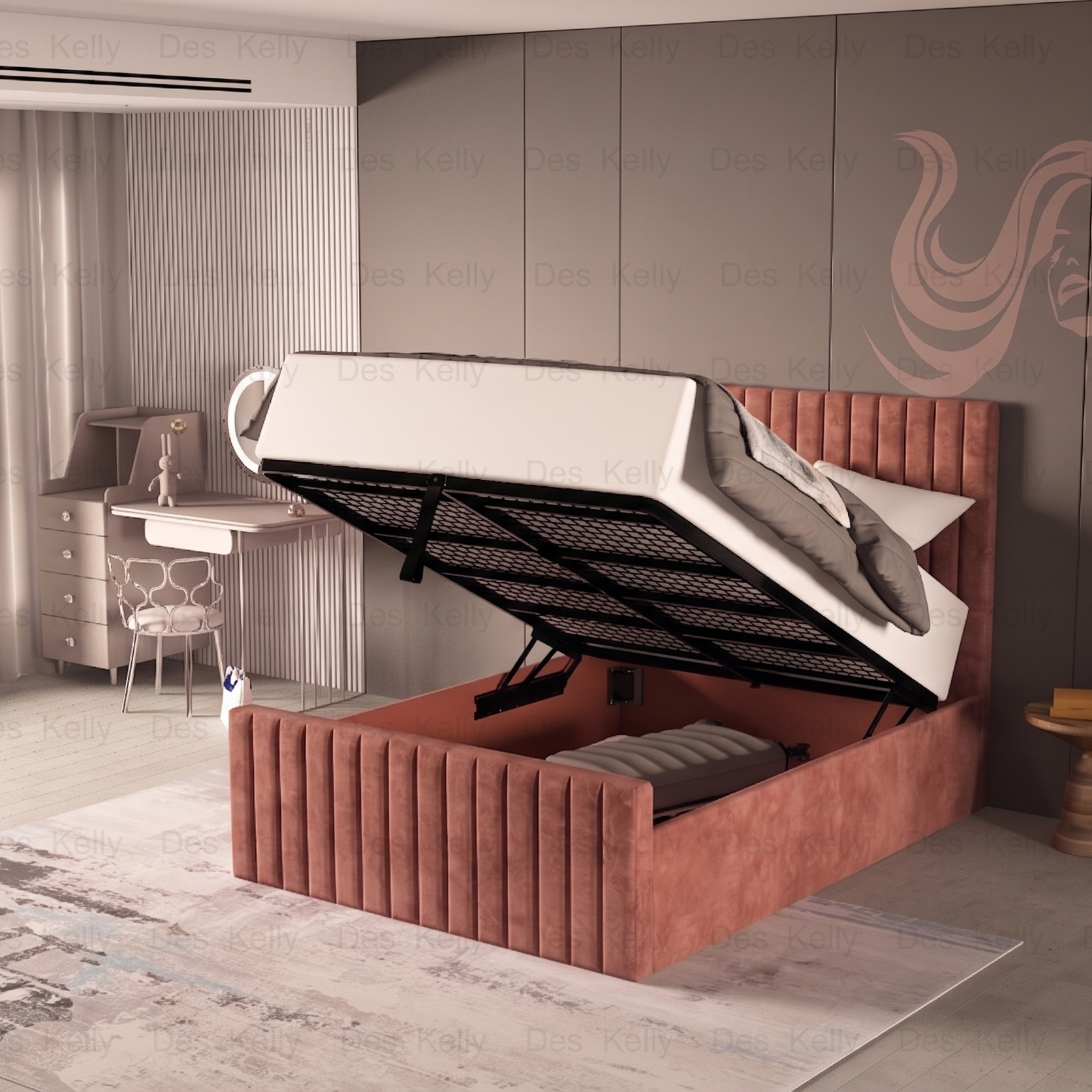 Saloma Ottoman Bedframe
