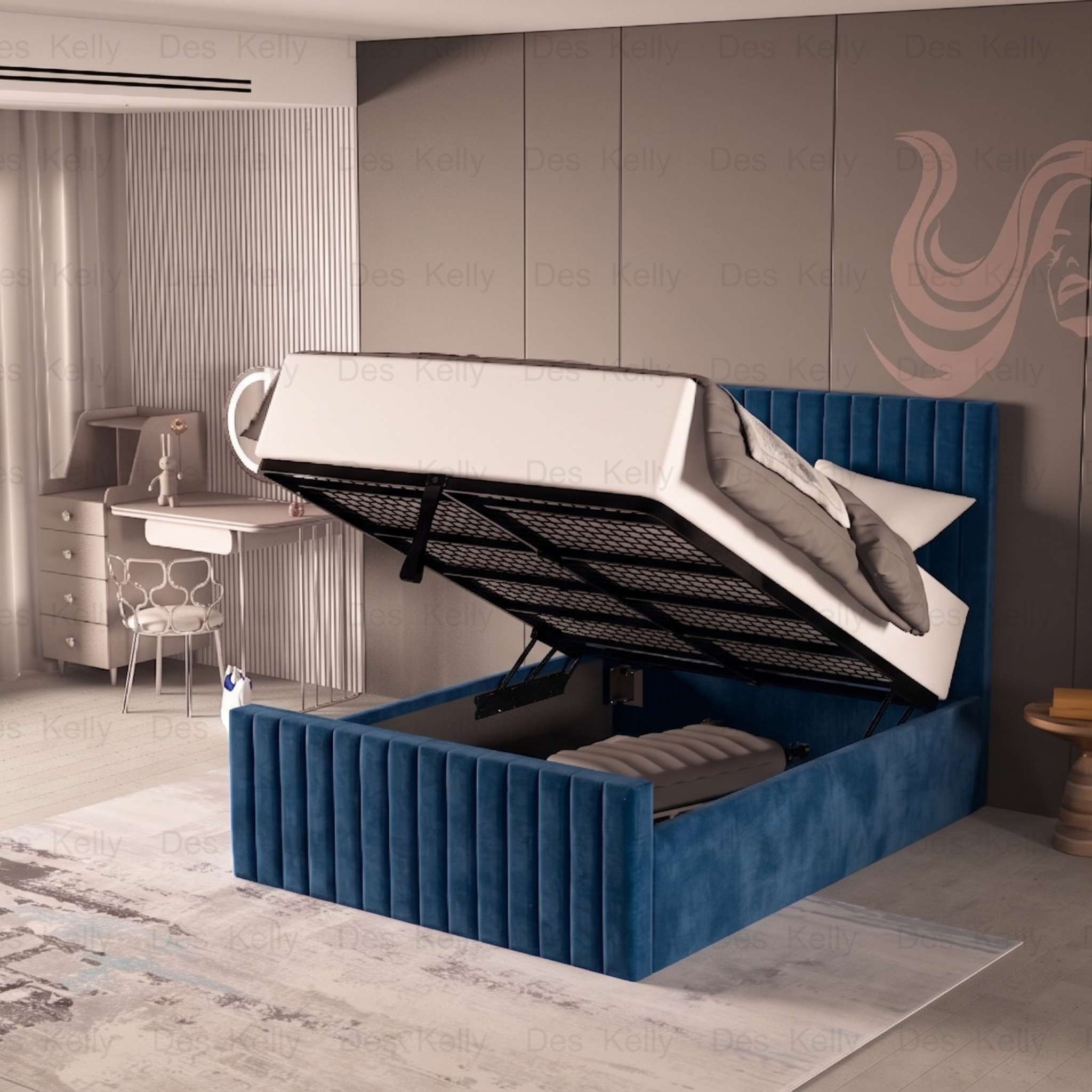 Saloma Ottoman Bedframe