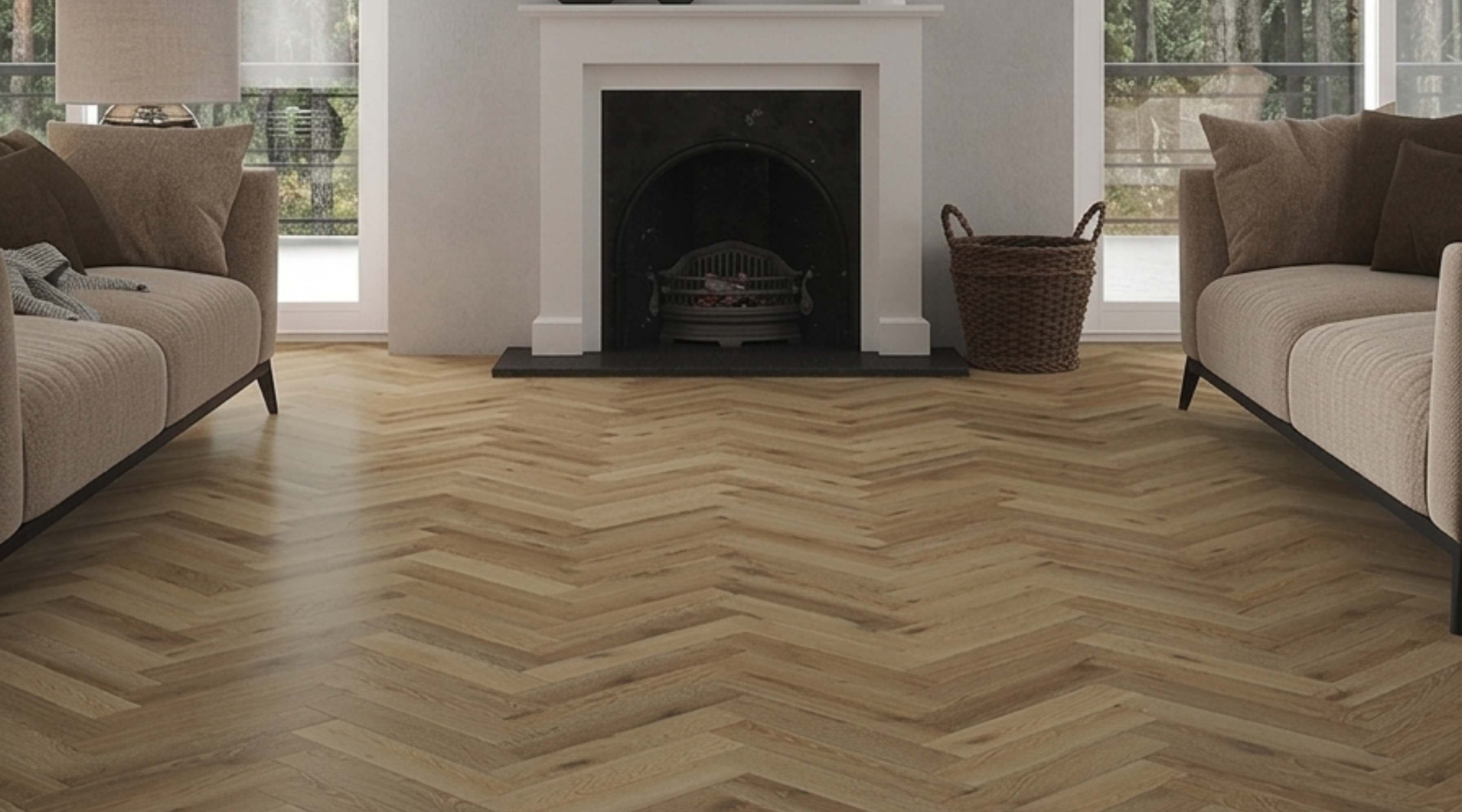 Bridge Oak Engineered Herringbone 14mm