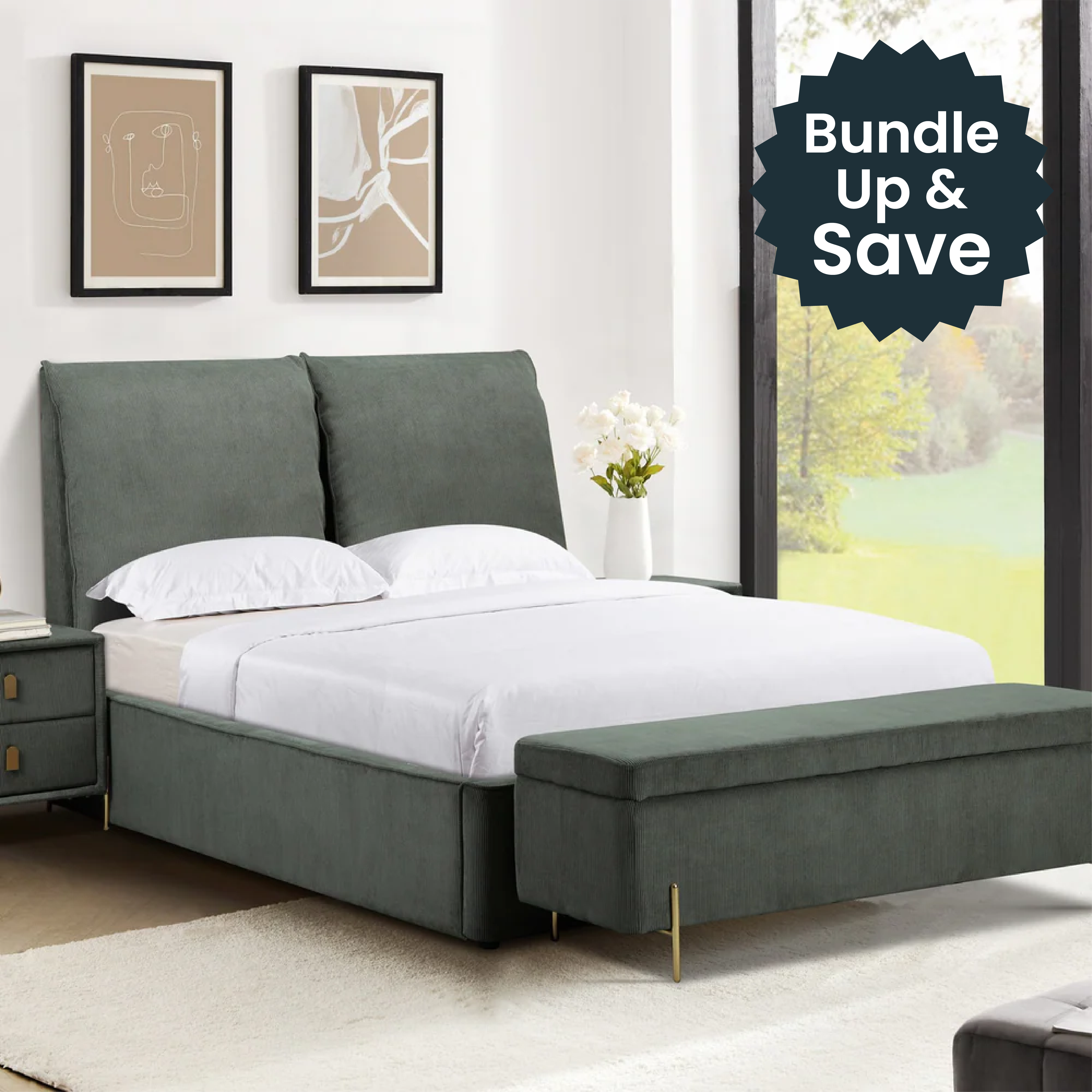 Eleanor Ottoman Storage Bedframe