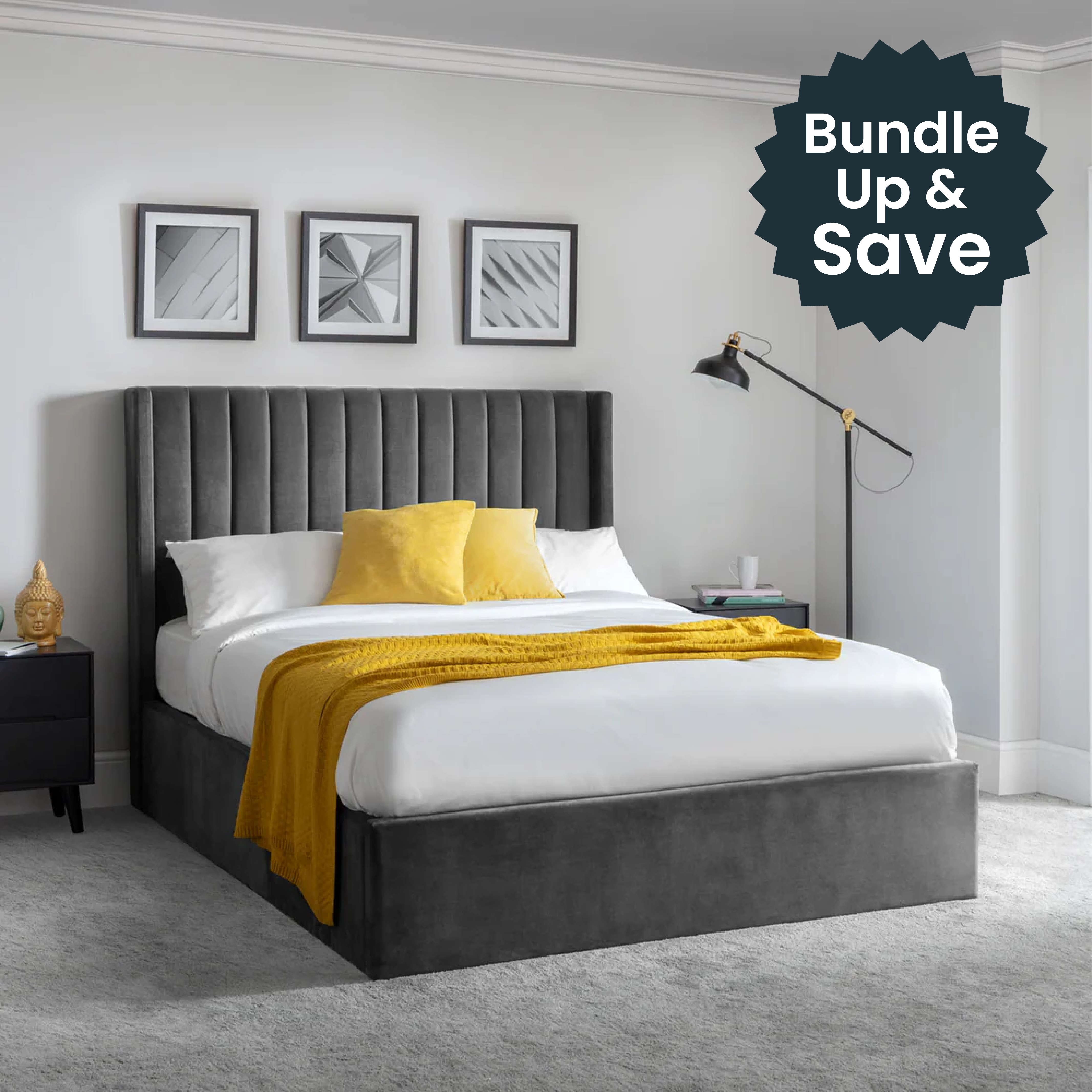 Borden Ottoman Storage Bedframe