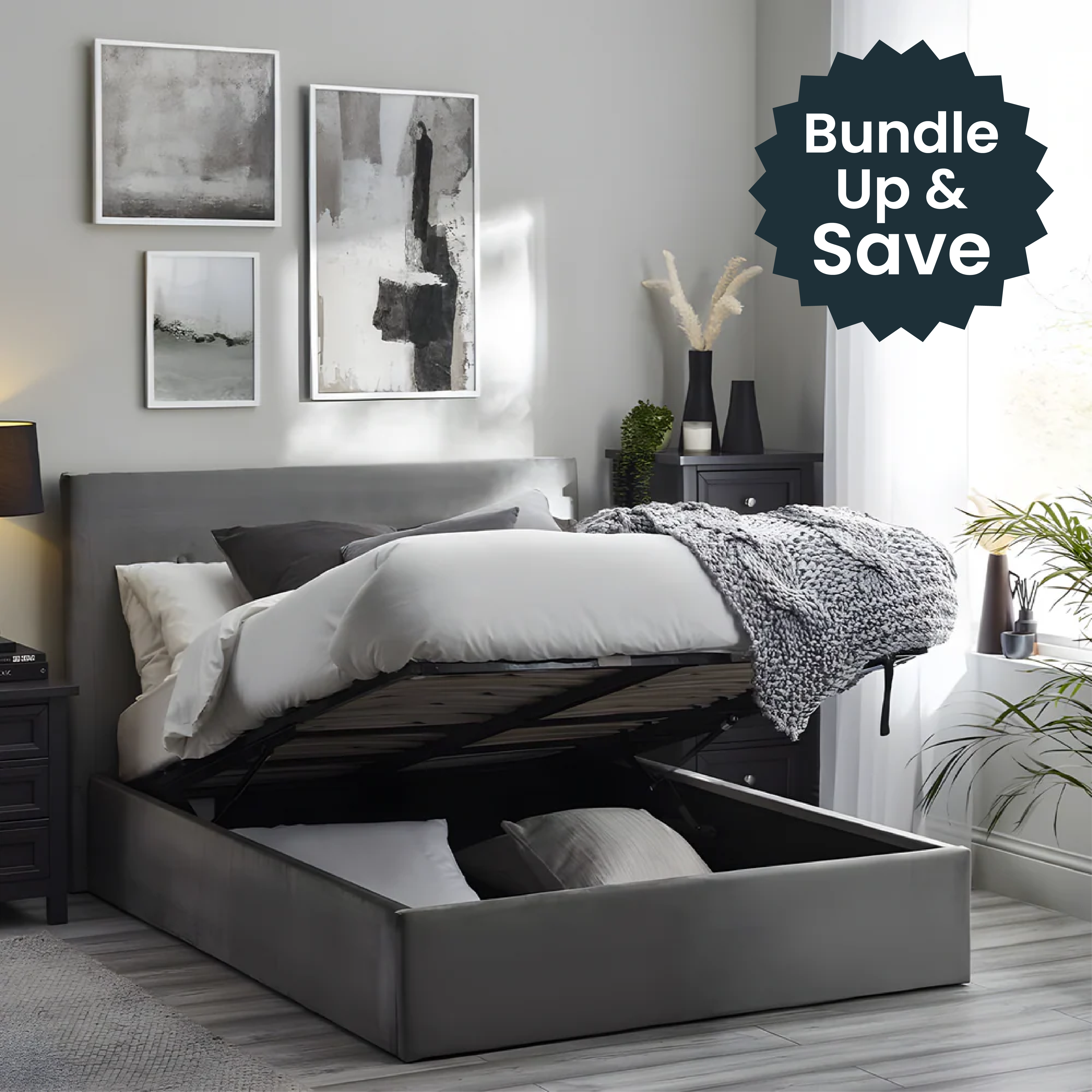 Hoxton Ottoman Storage Bedframe