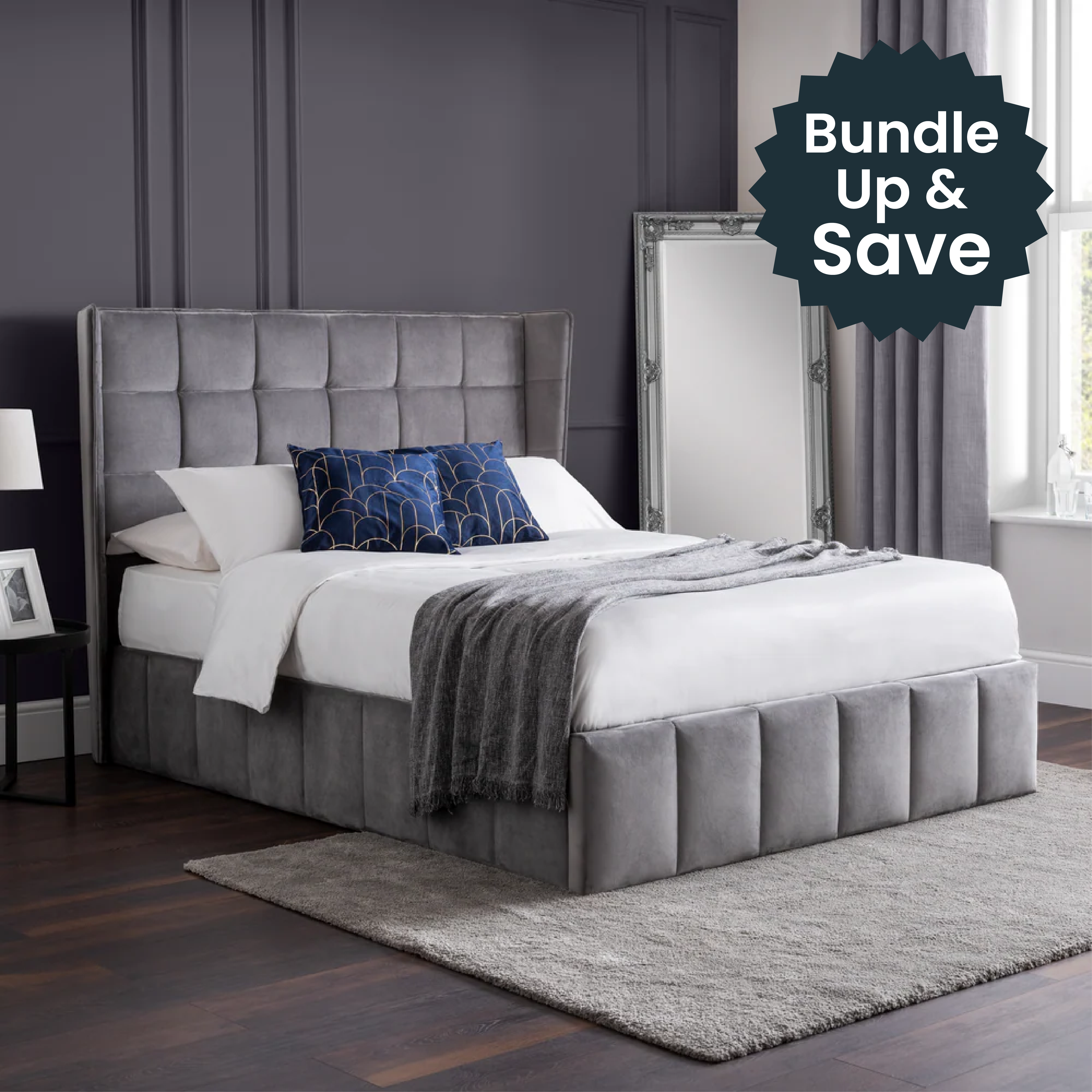 Arlington Ottoman Storage Bedframe