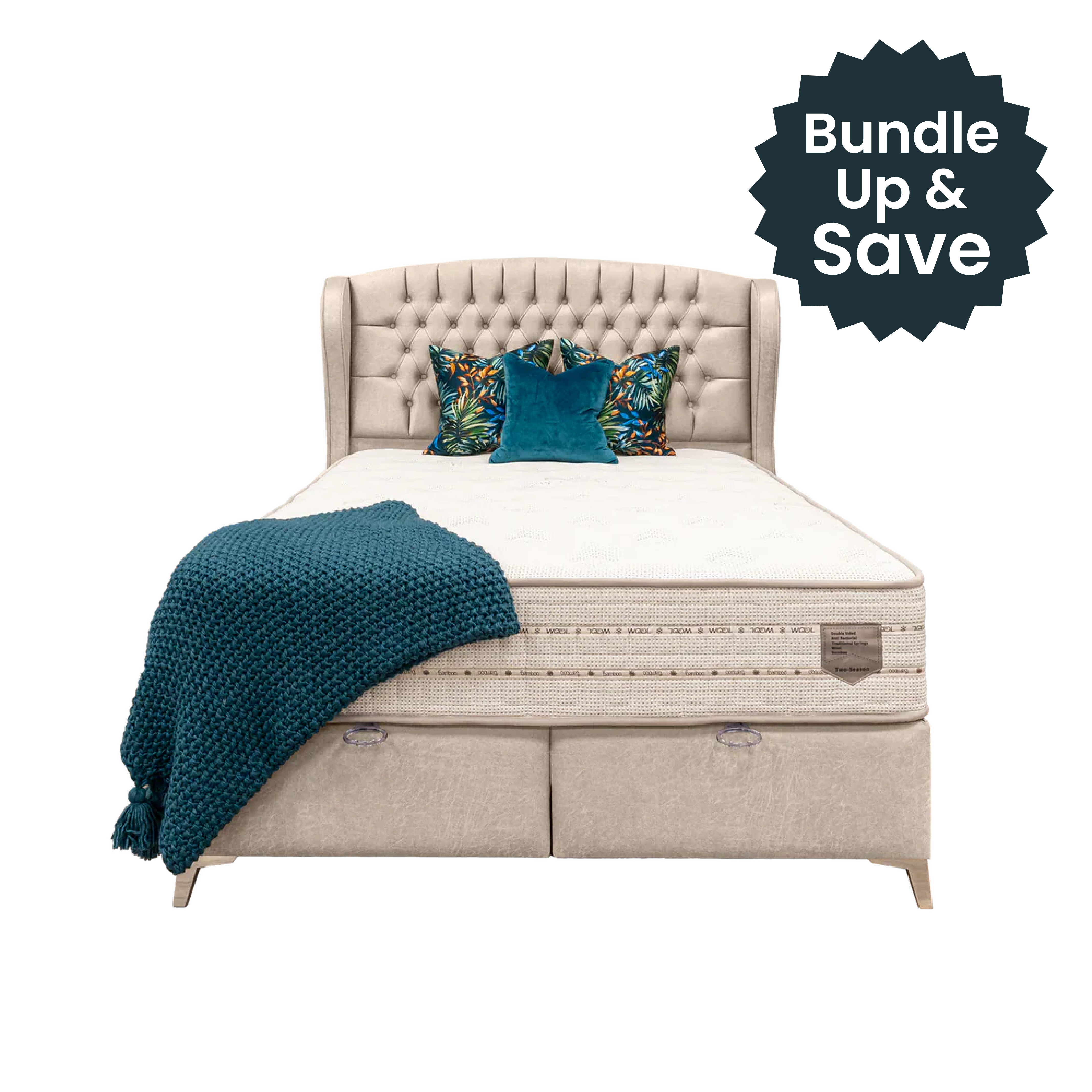 Athos Ottoman Storage Bedframe