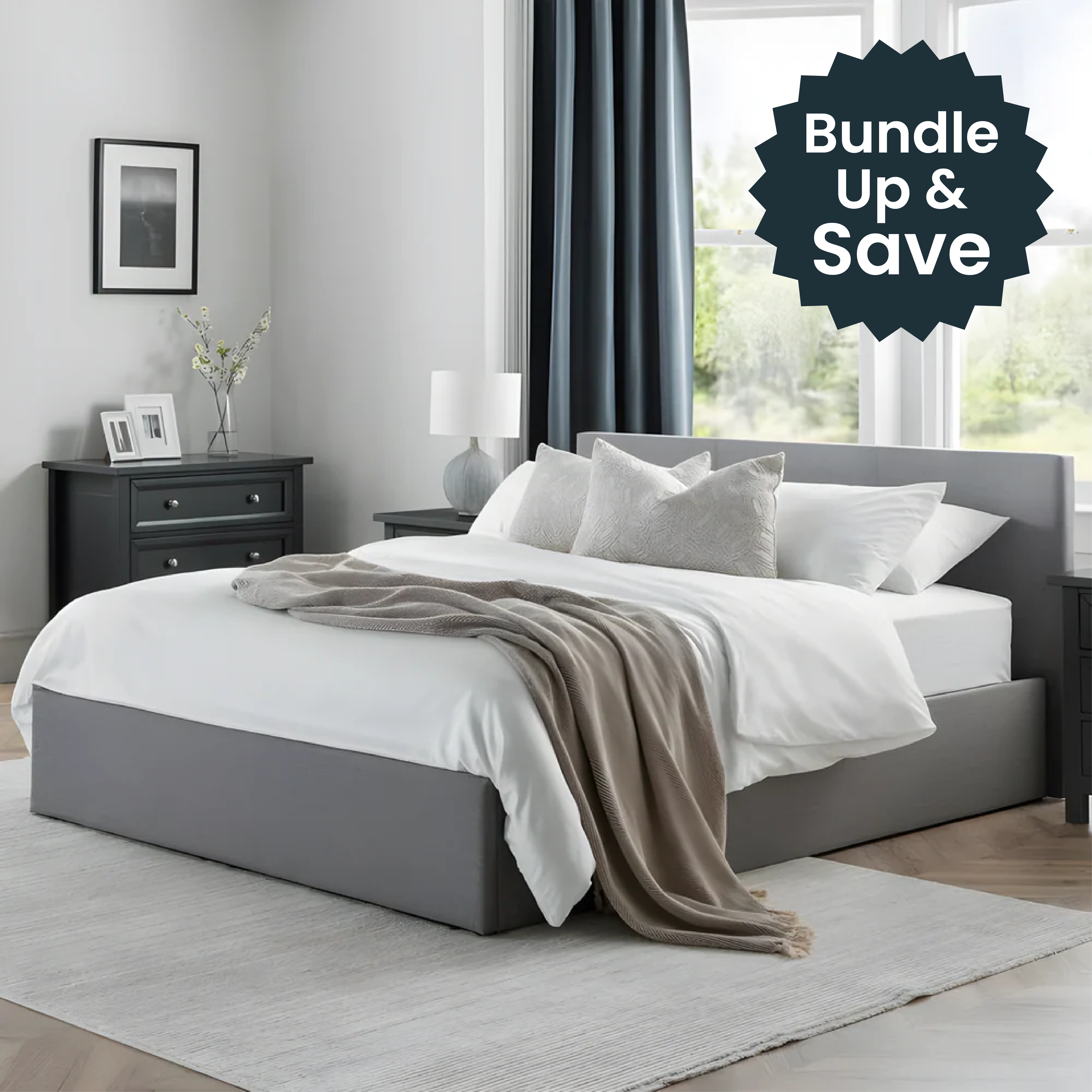 Colton Ottoman Storage Bedframe