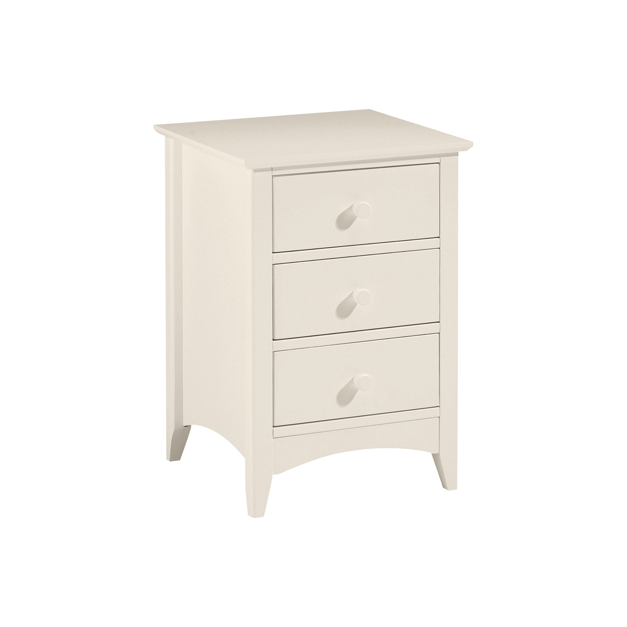 Carmel 3 Drawer Bedside