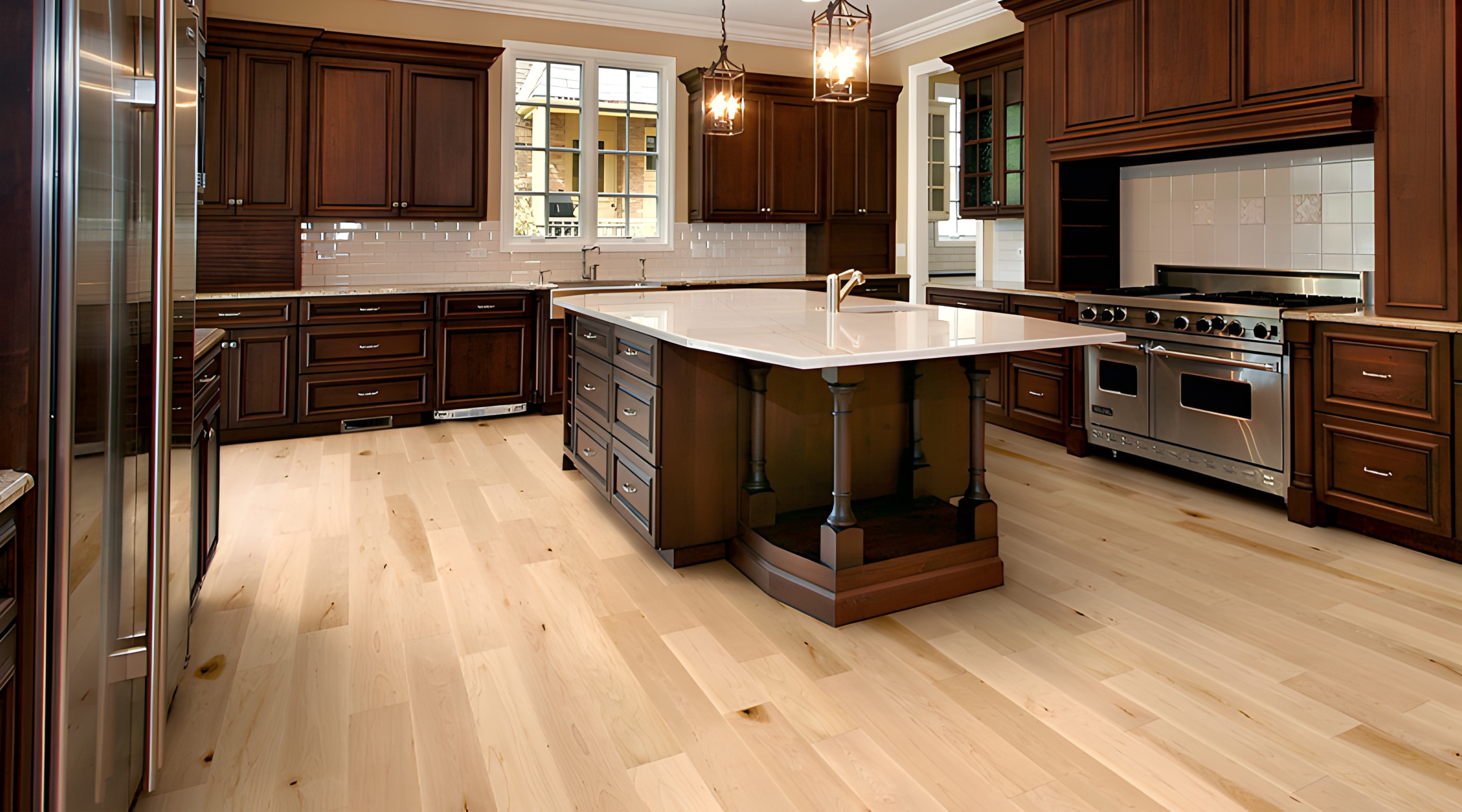 Canadian Maple Lacquered Engineered Flooring