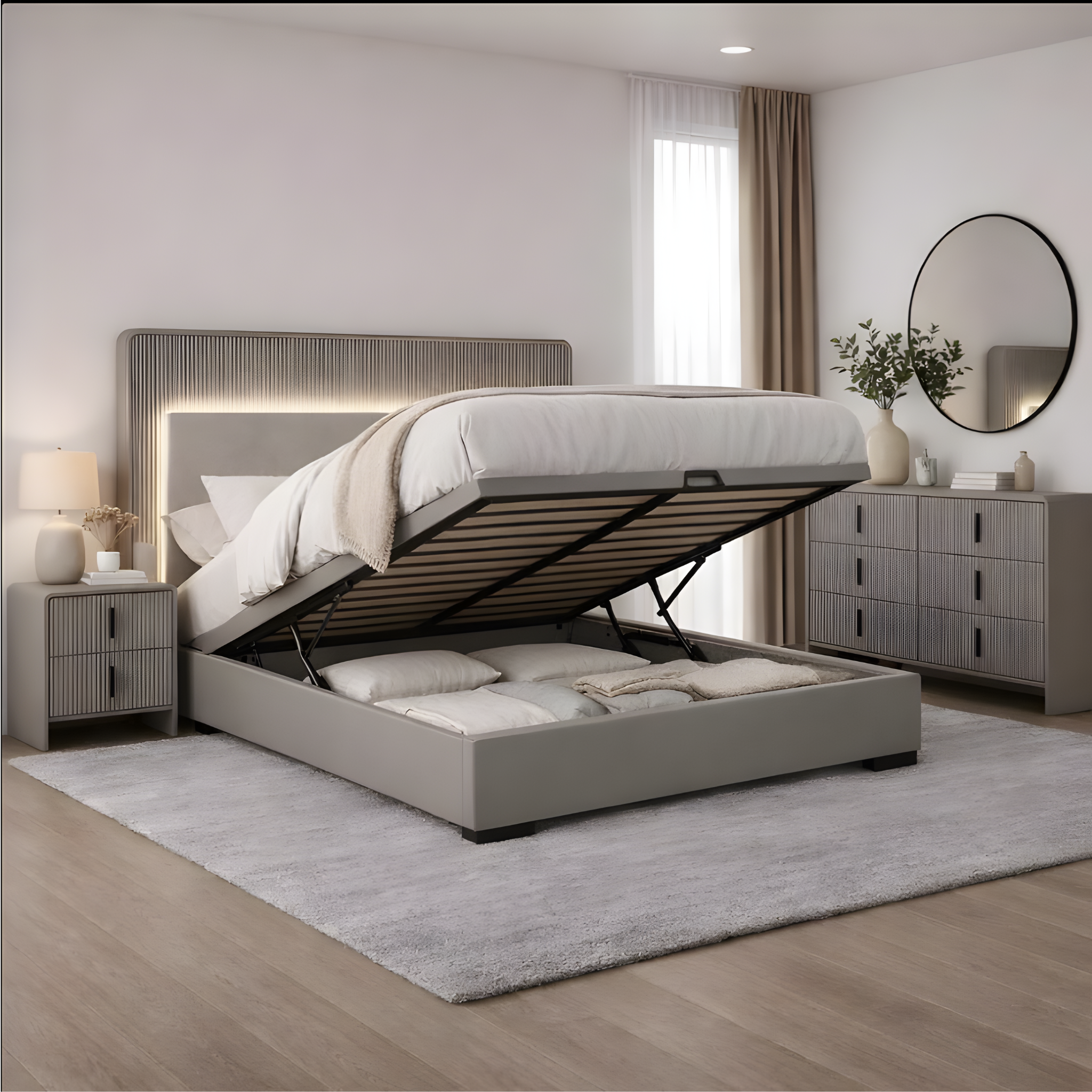 Cavallion Ottoman Bedframe