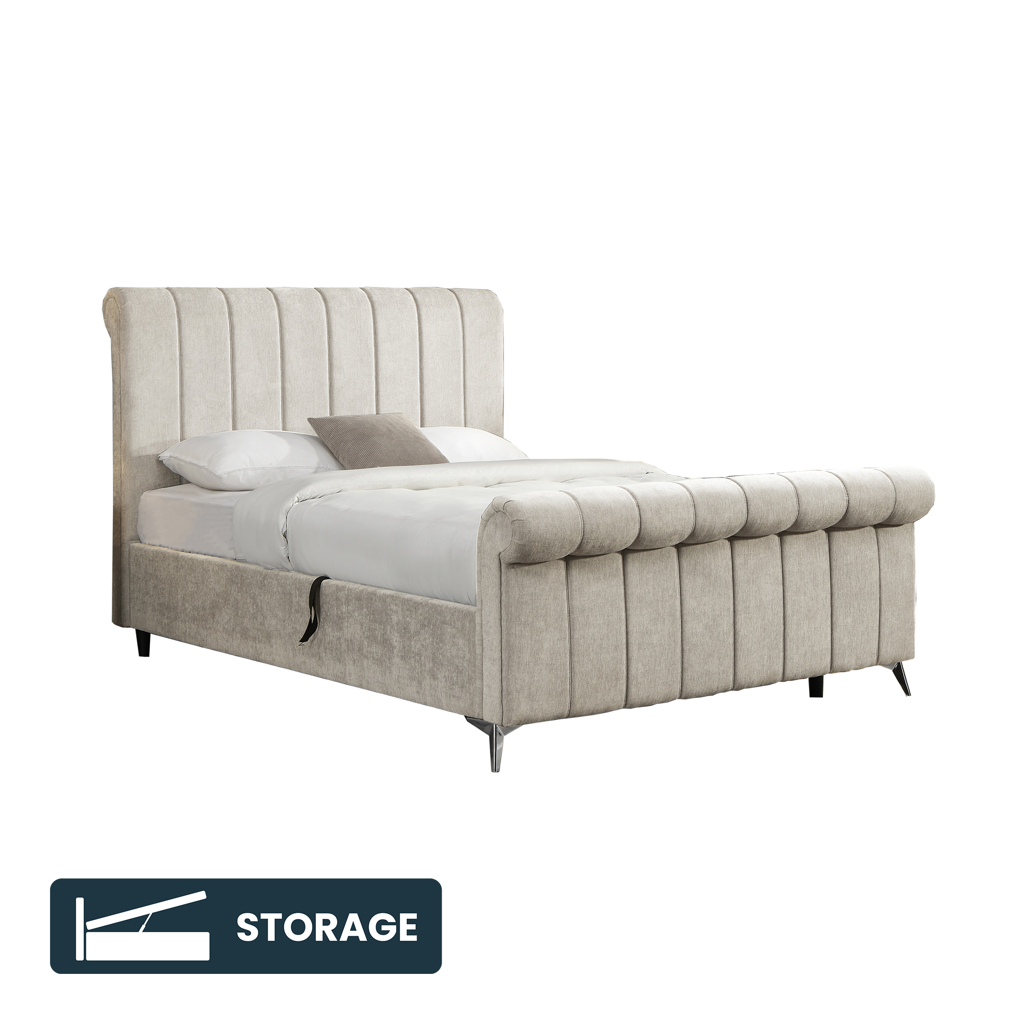 Cecilia Ottoman Storage Bedframe