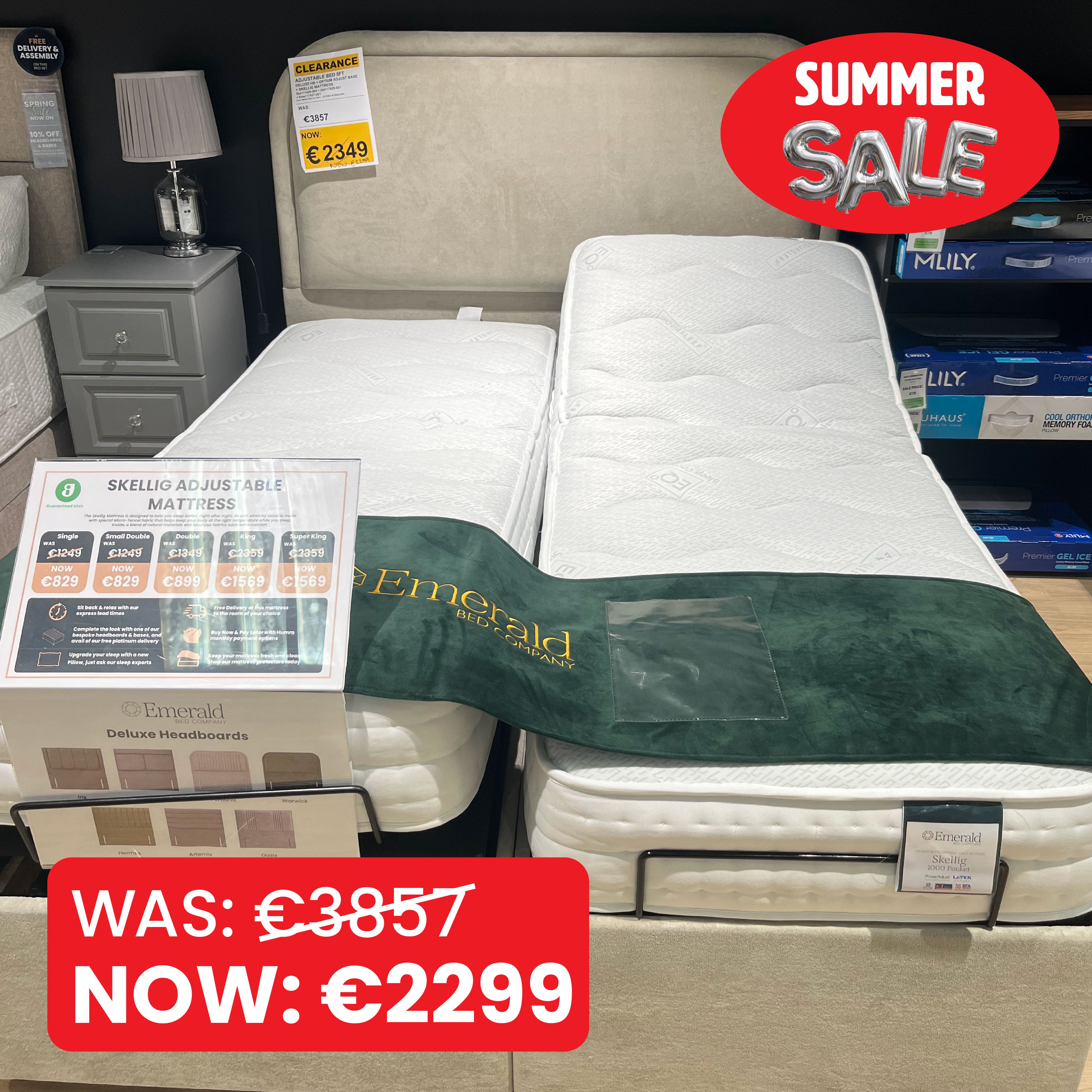 Skellig – 5ft Adjustable Bed Bundle