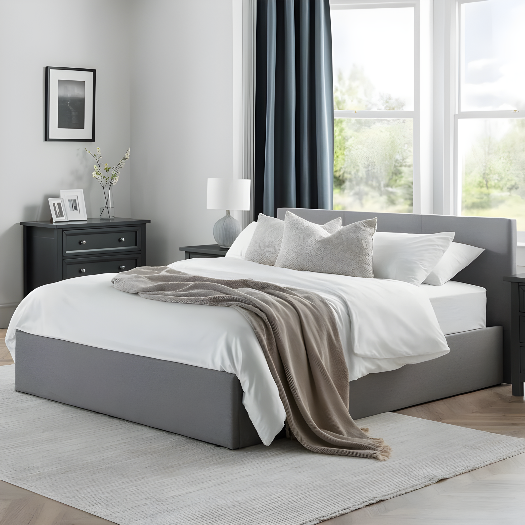 Colton Ottoman Storage Bedframe