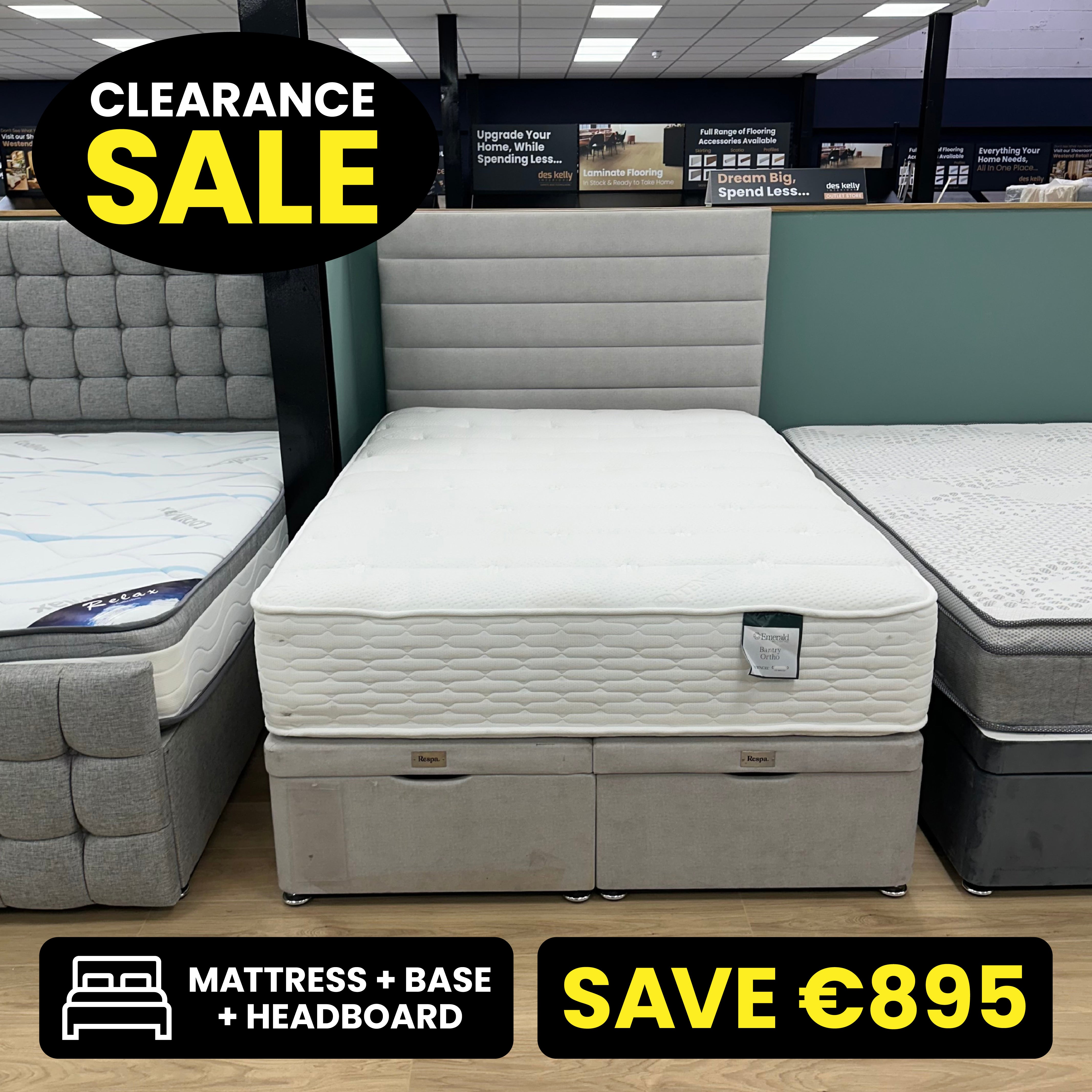 Graceland 4"6 Double Ottoman Bed Set