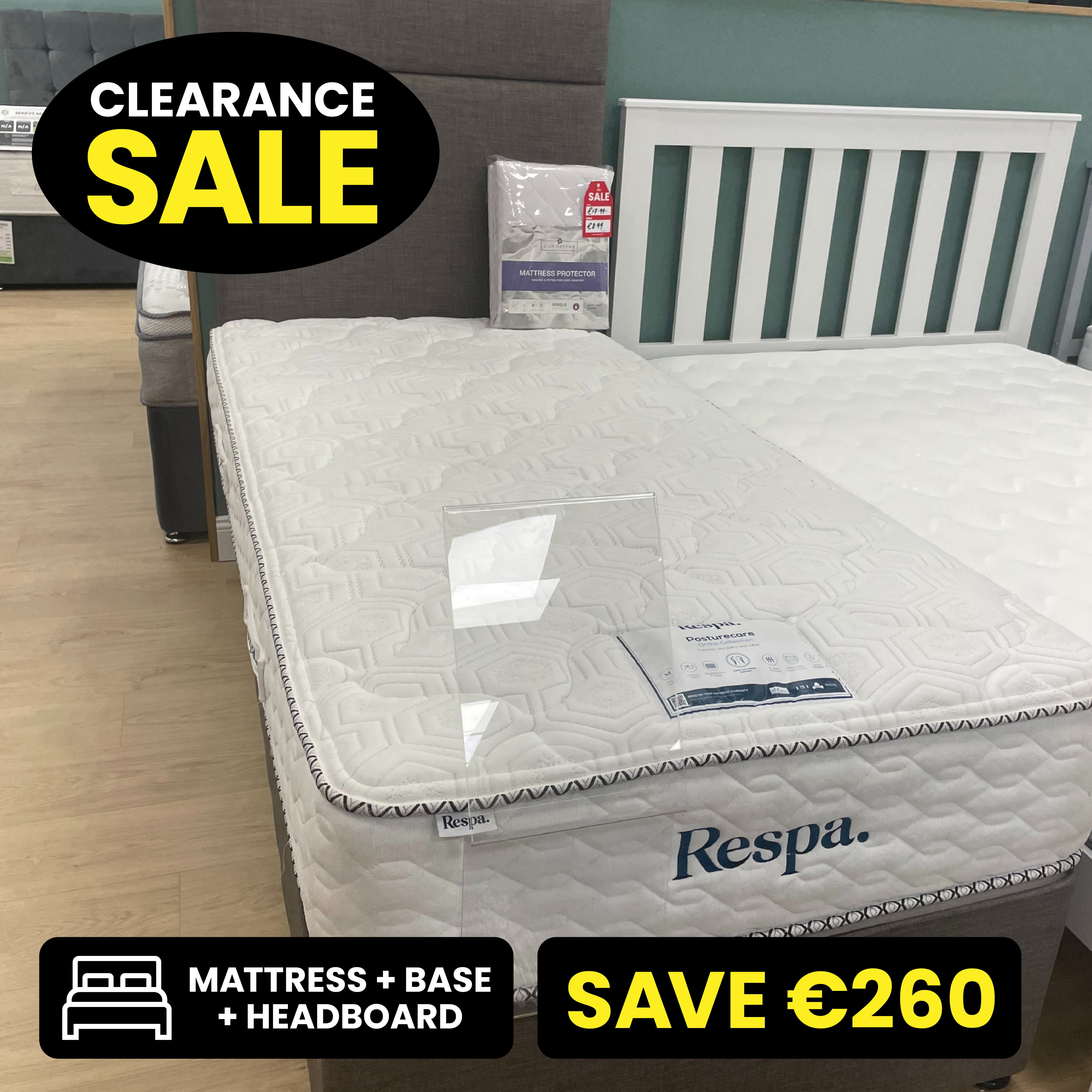 Posturecare 3ft Bed Set