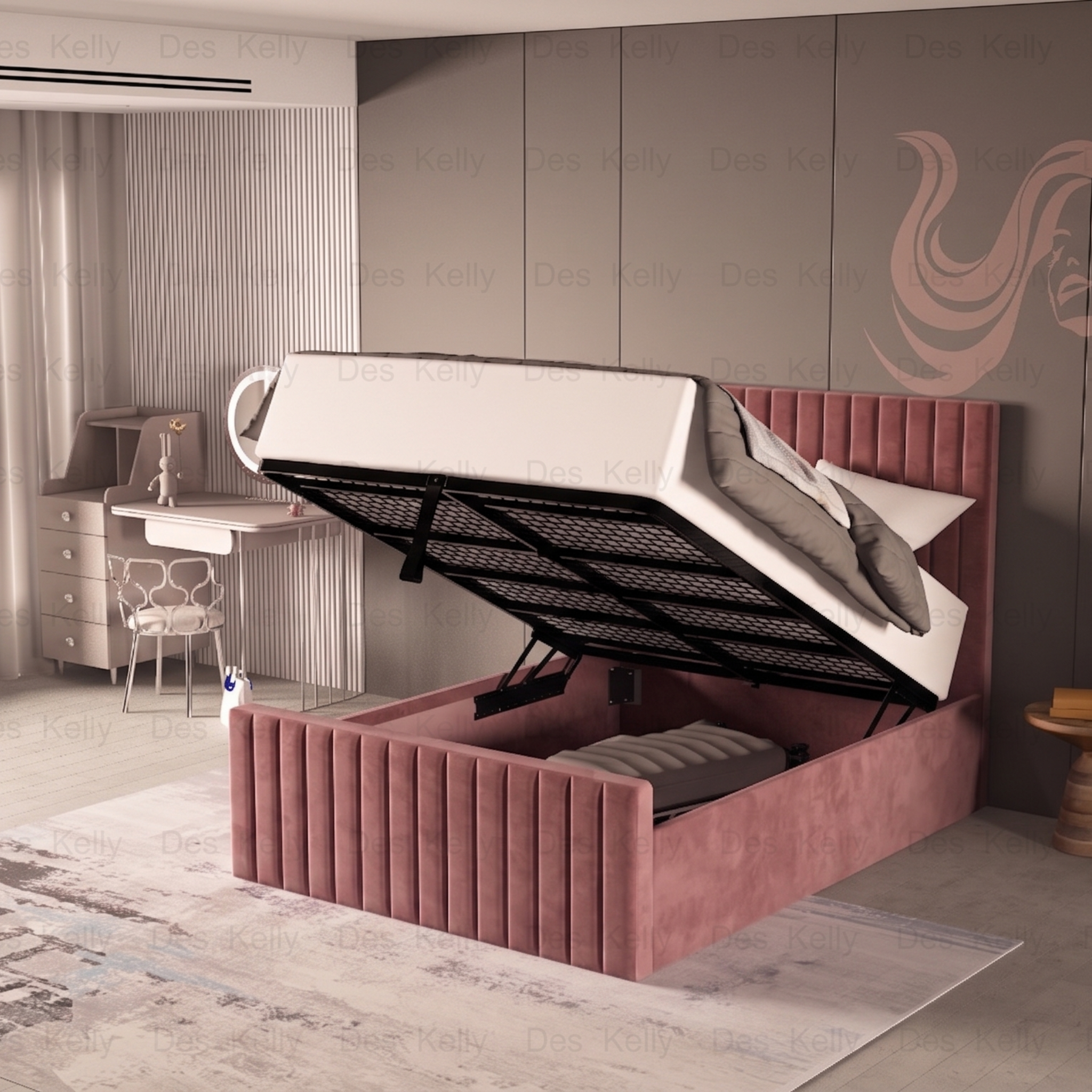 Saloma Ottoman Bedframe