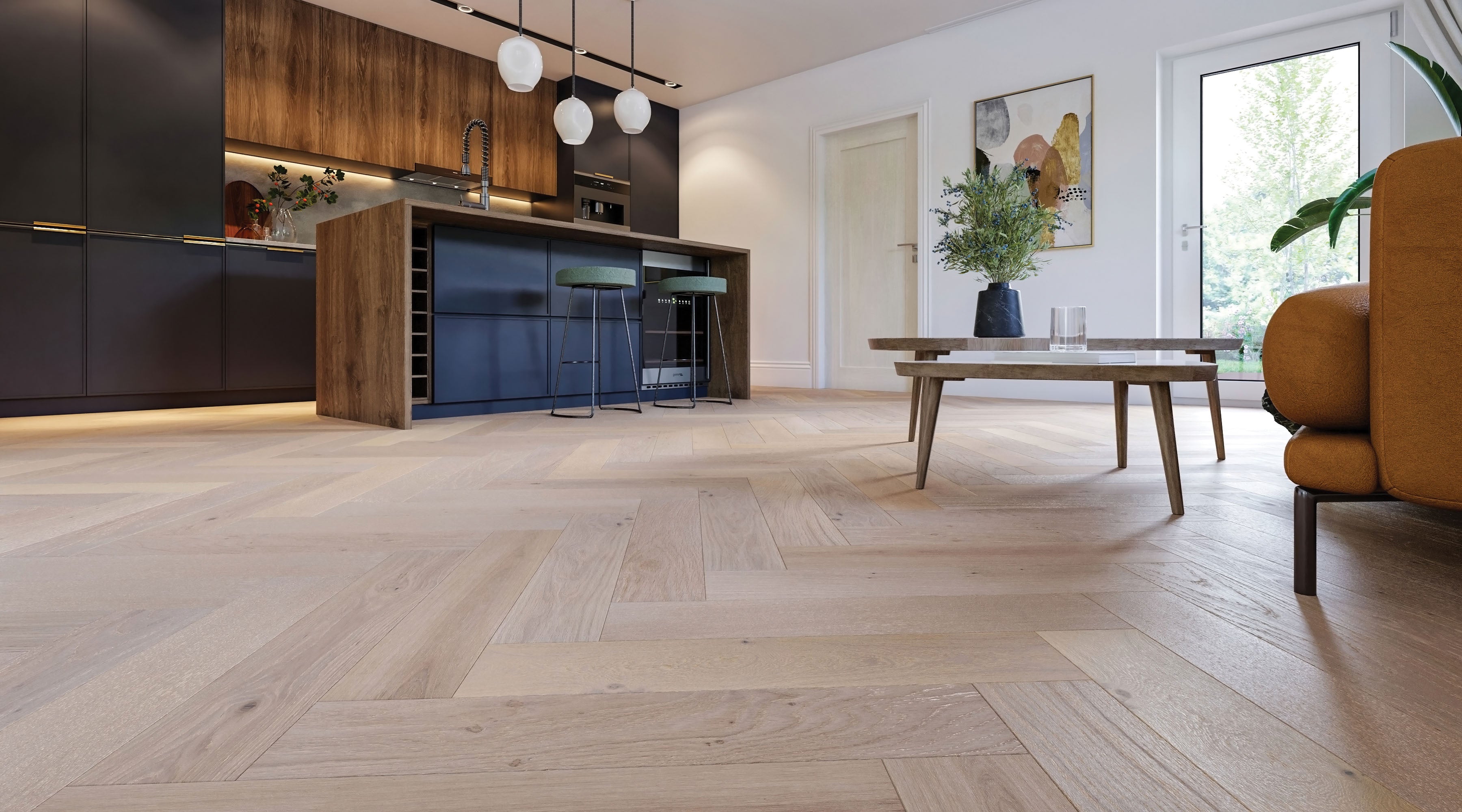 Signature Herringbone Oak 383