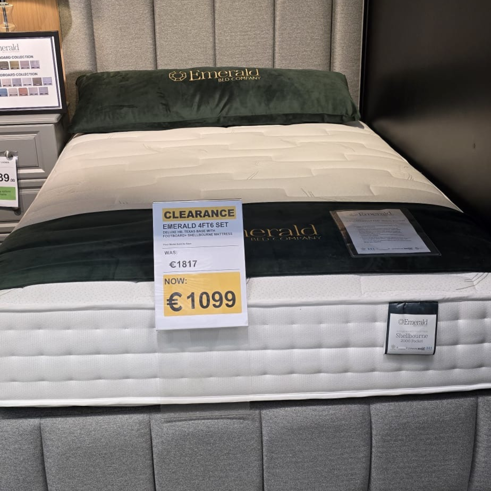 Emerald 4ft6 Complete Bed-Set